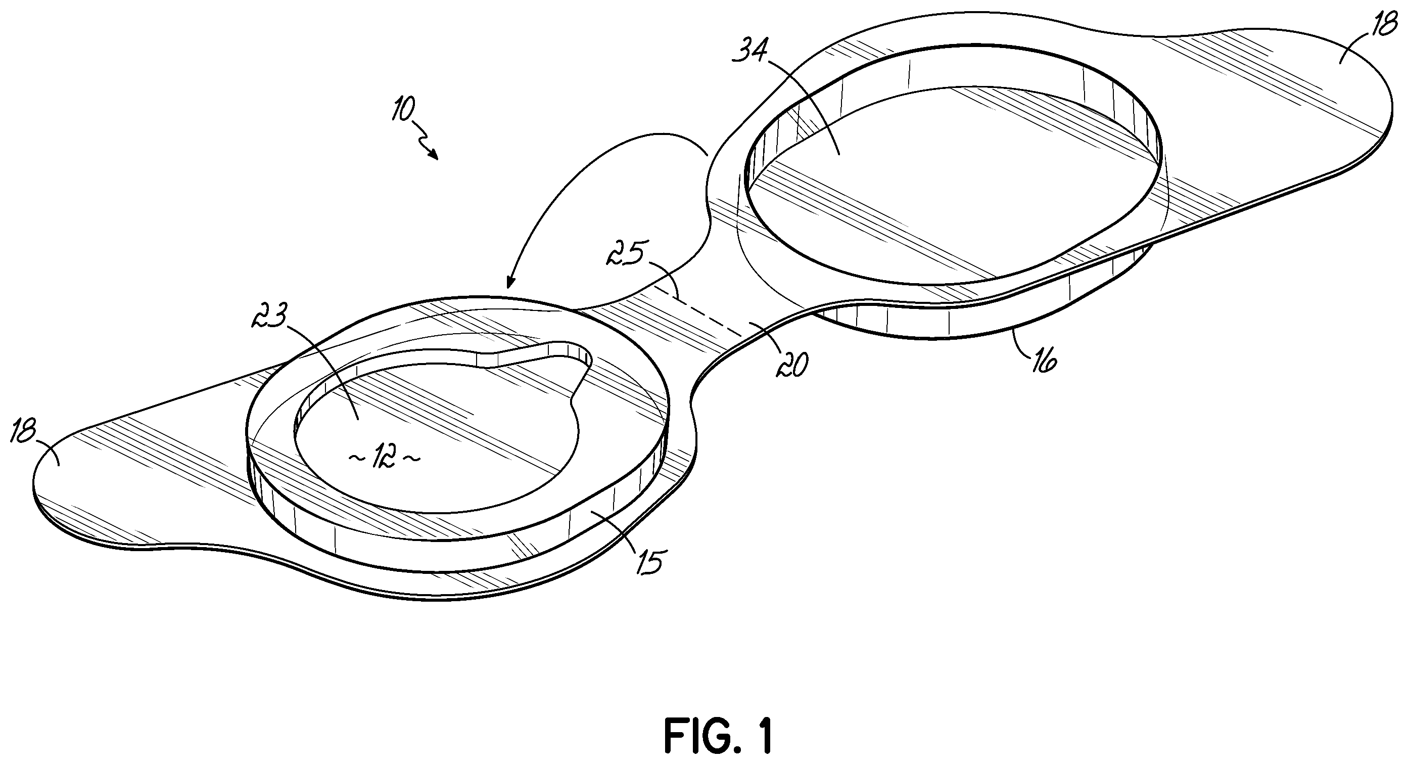 Patent US12359946 Figure 1 – Packaged sensor pad