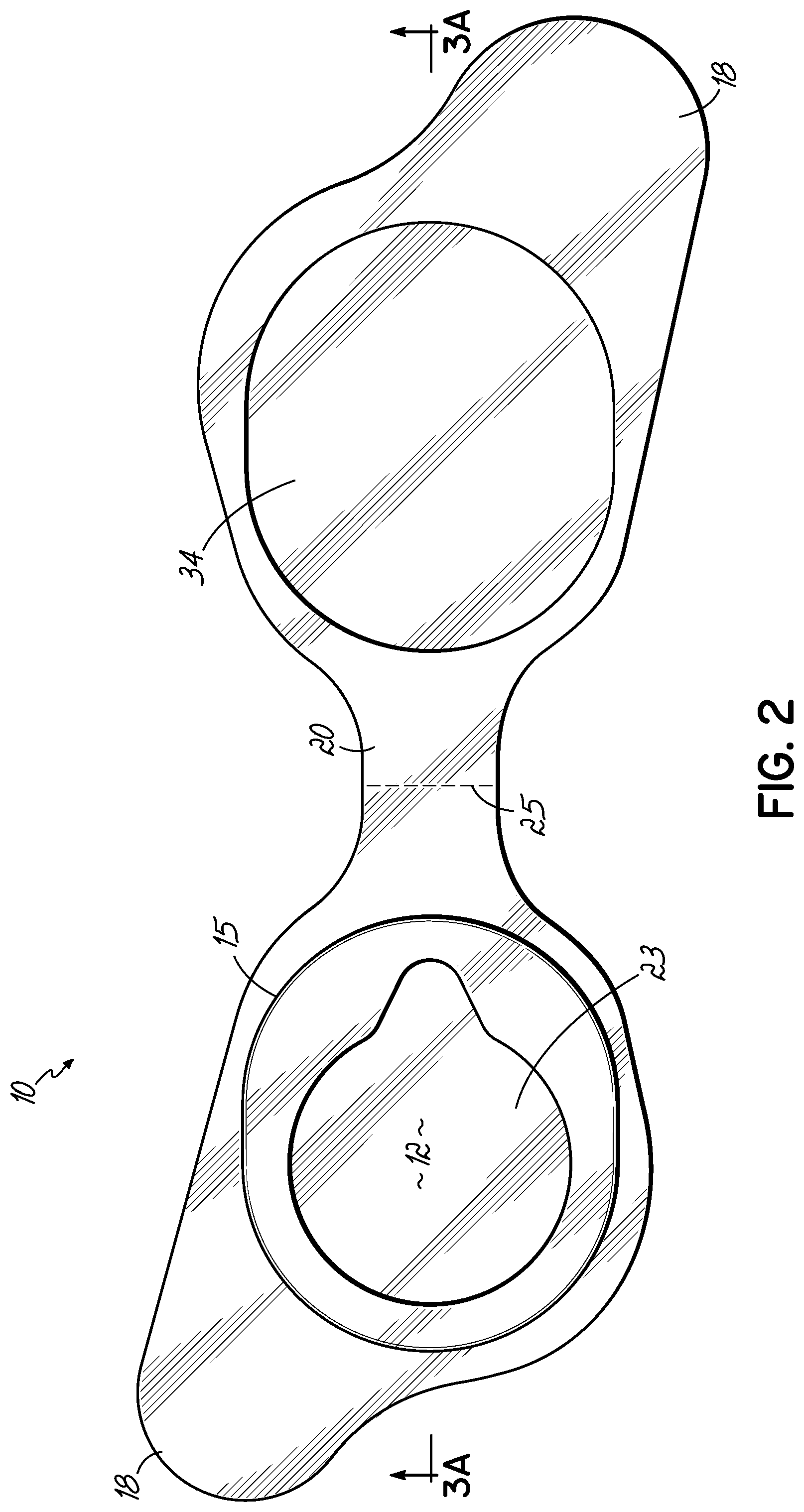 Patent US12359946 Figure 2 – Packaged sensor pad