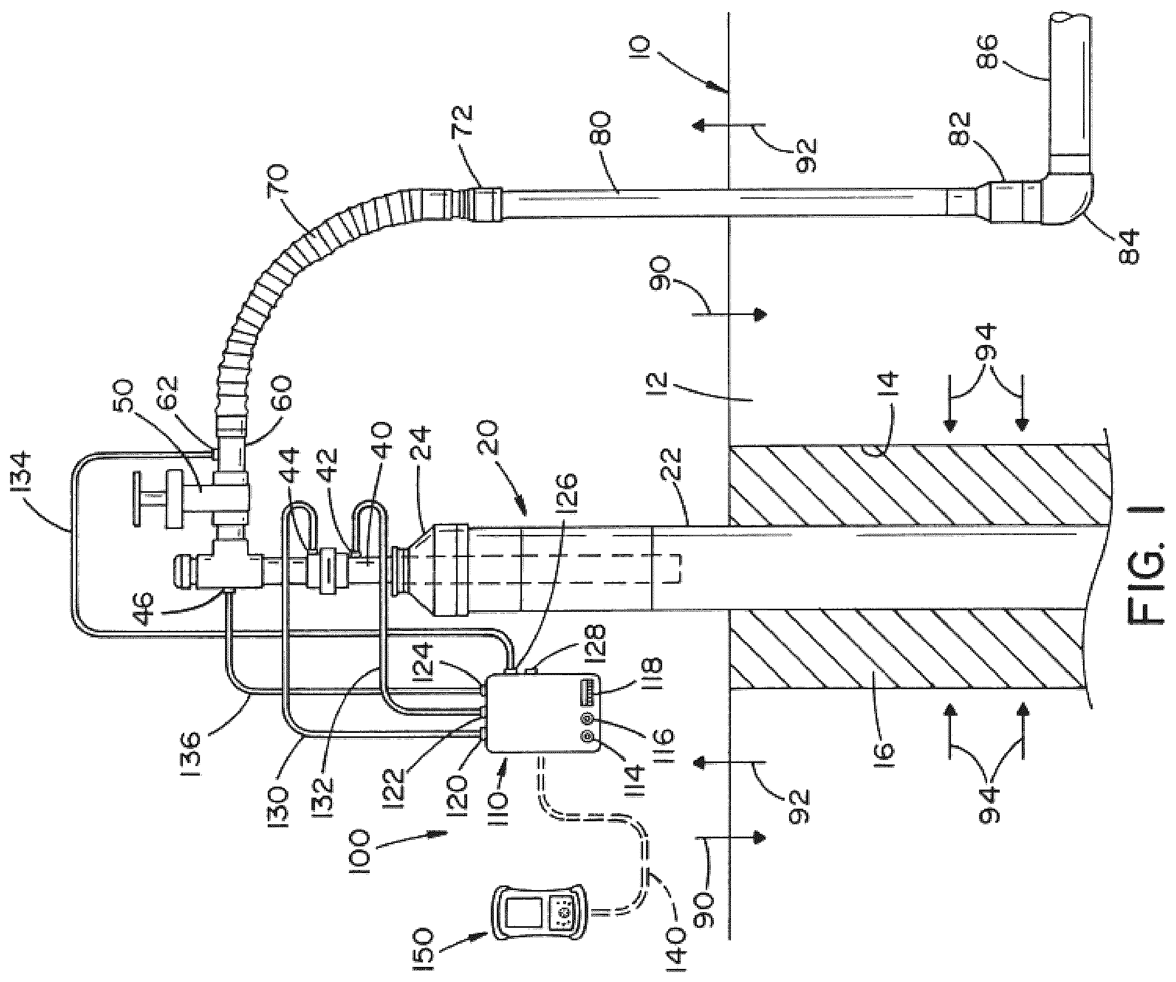 Patent US12359948 Figure 1 – Portable gas monitor