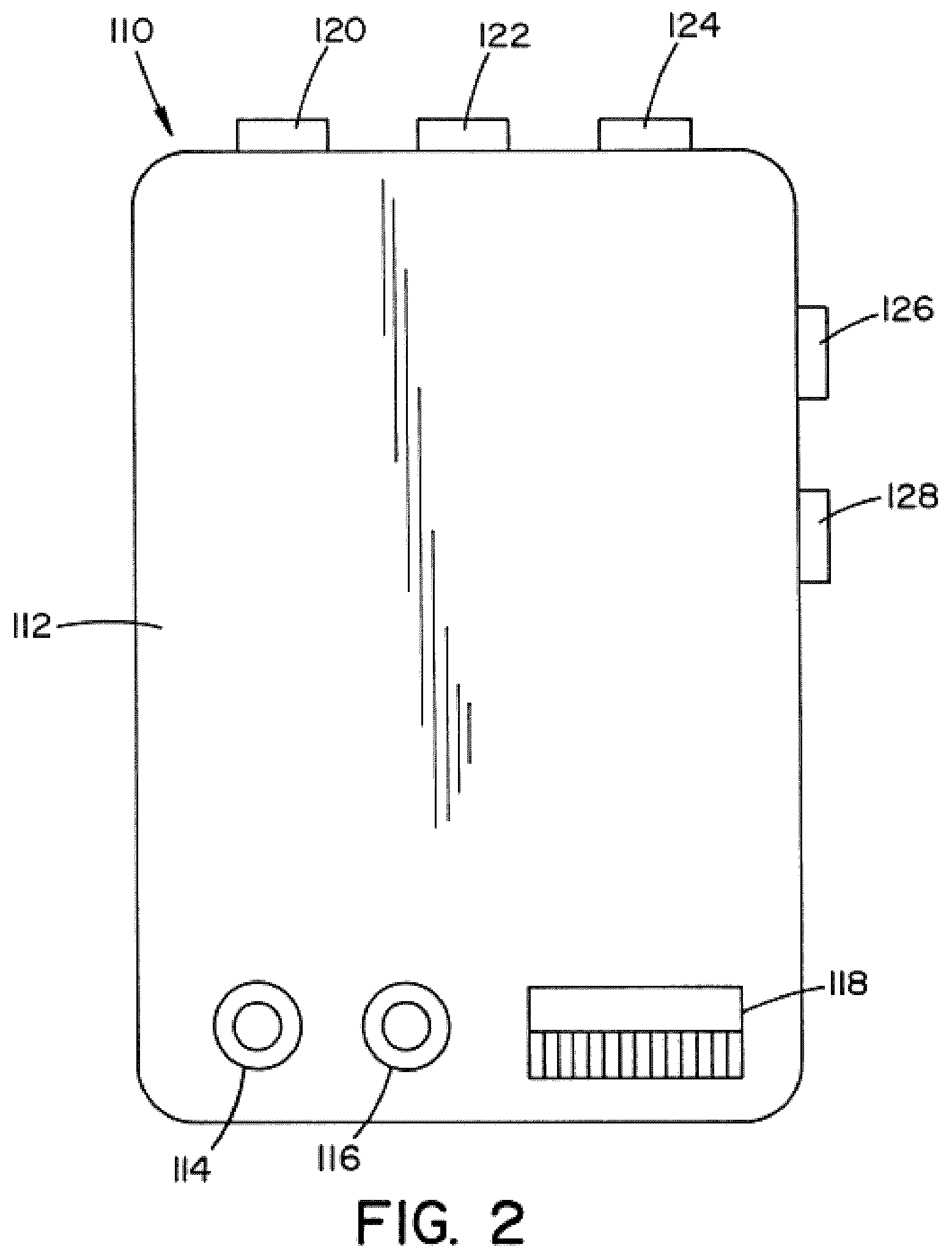 Patent US12359948 Figure 2 – Portable gas monitor