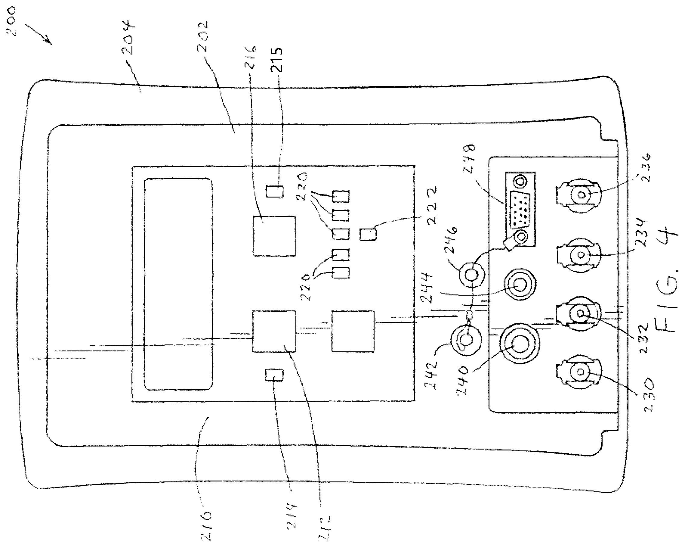 Patent US12359948 Figure 4 – Portable gas monitor