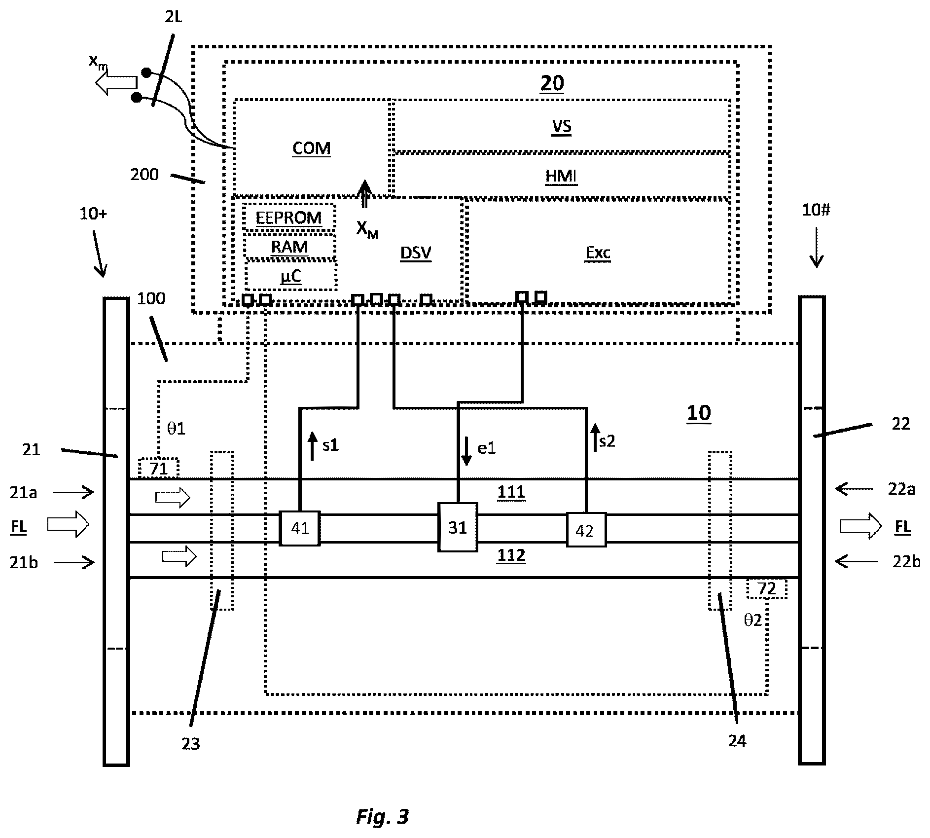 Patent US12359951 Figure 3 – Vibronic measuring system