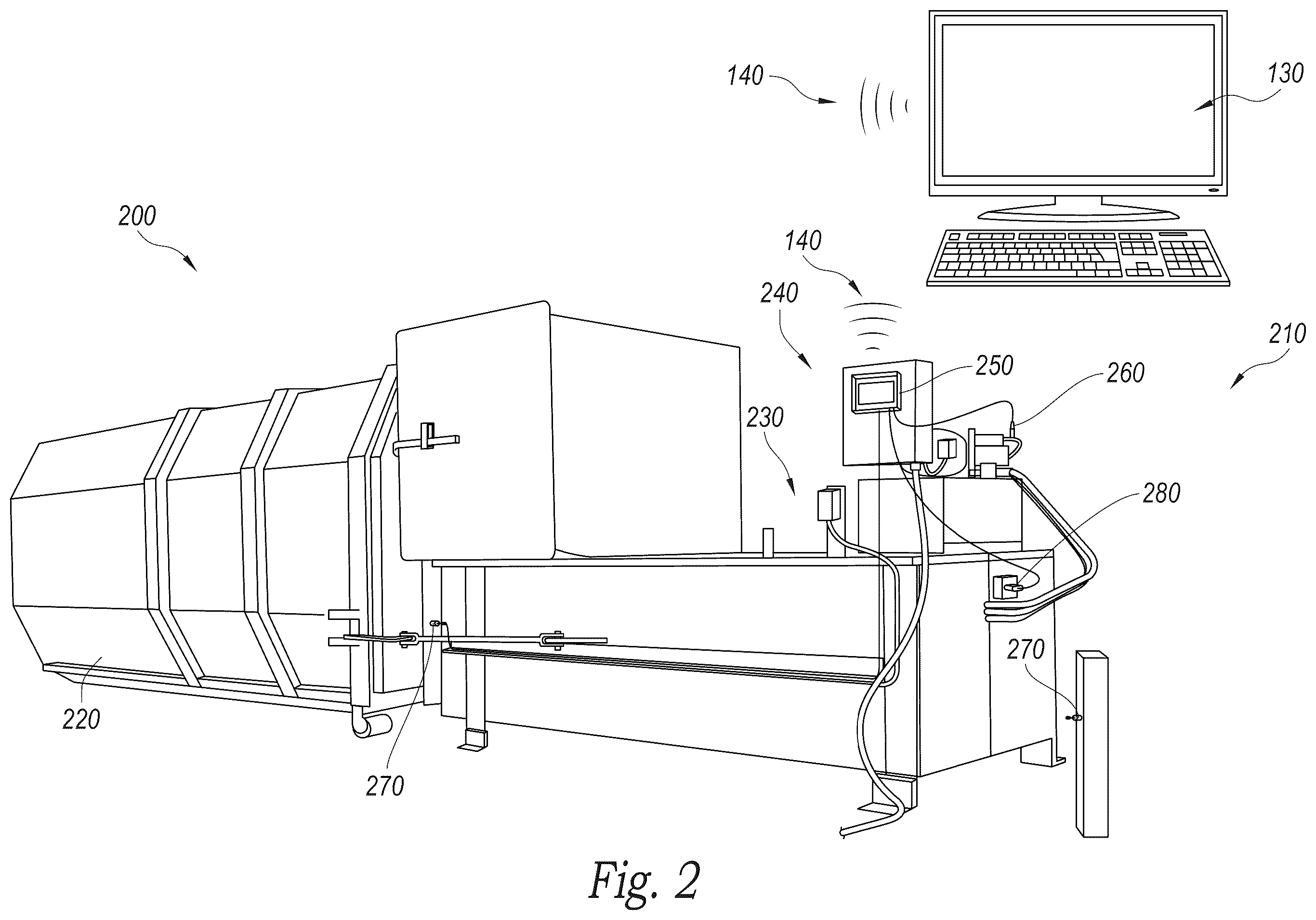 Patent US12359955 Figure 3 – Monitoring fullness of containers
