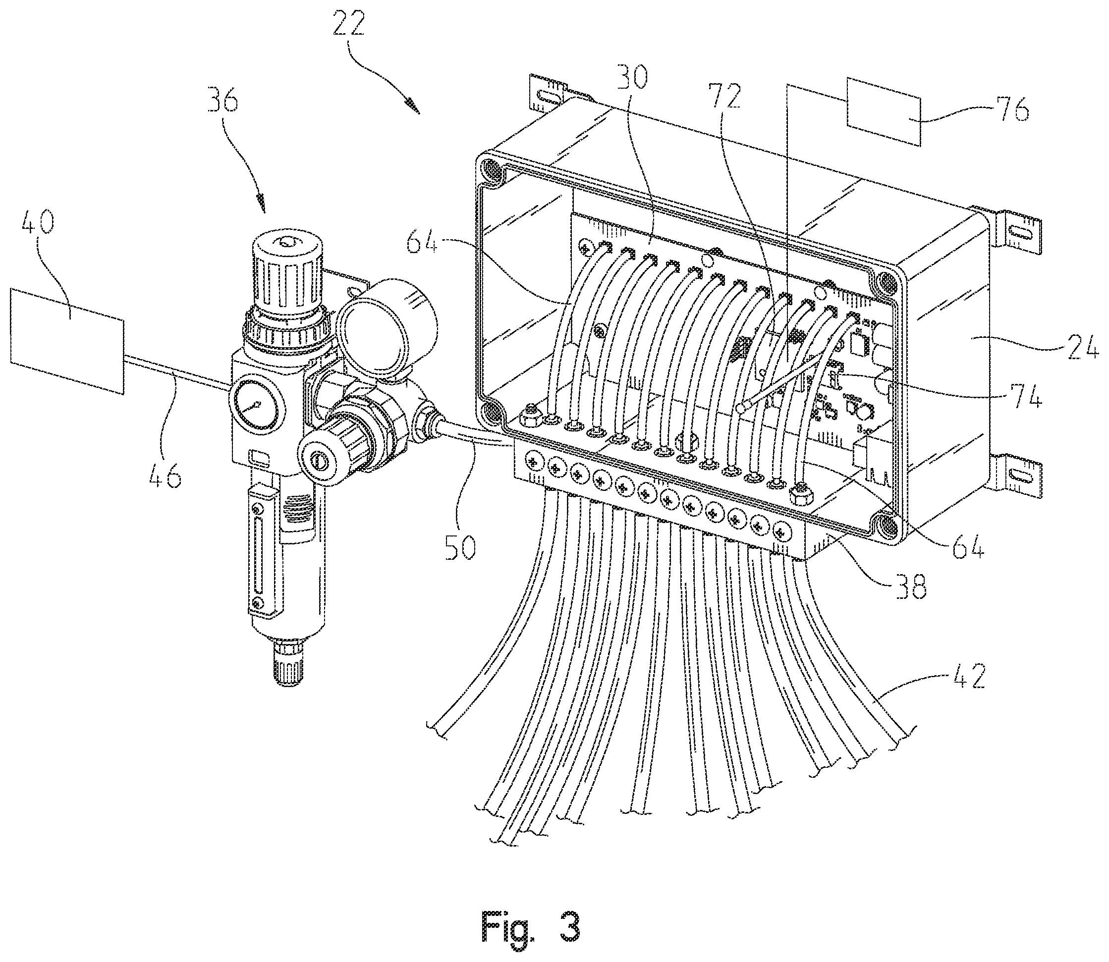 Patent US12359956 Figure 3 – Car wash additive monitoring