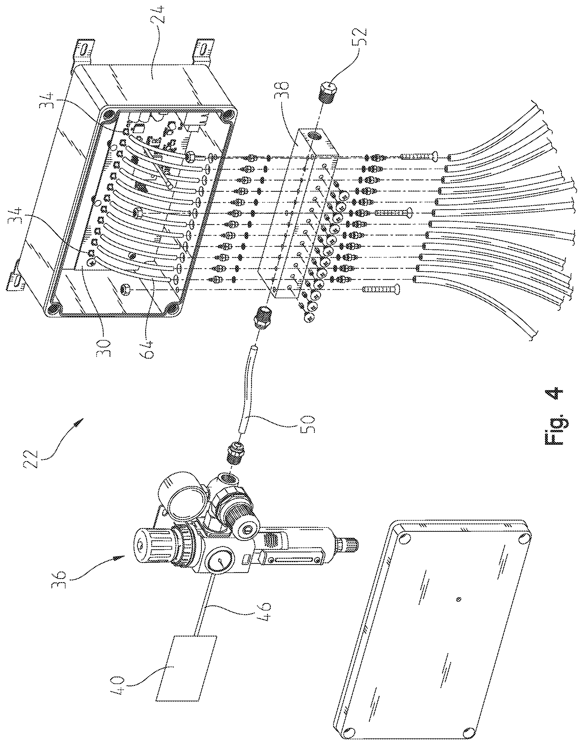Patent US12359956 Figure 4 – Car wash additive monitoring