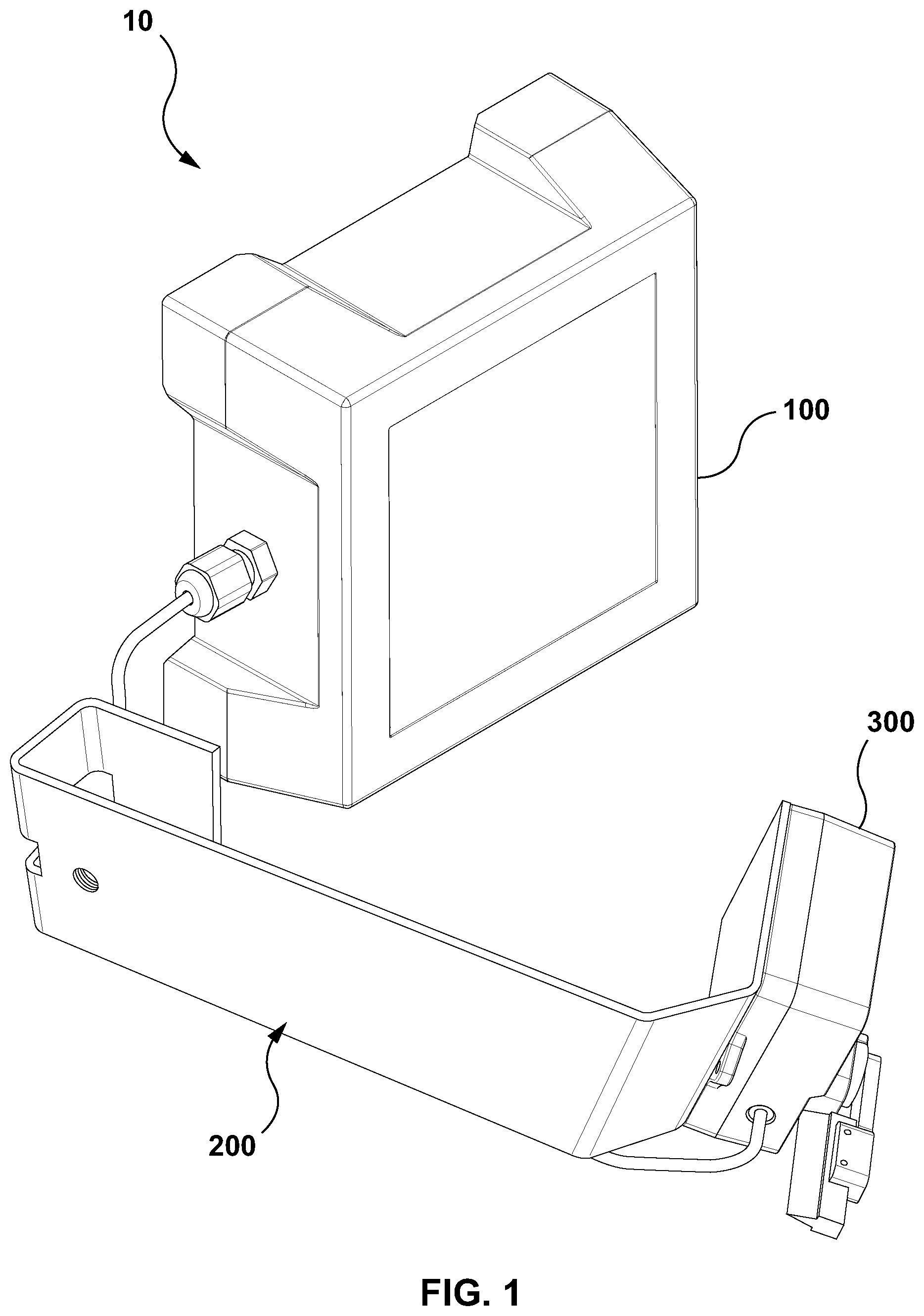 Patent US12359958 Figure 1 – Bin level monitoring system