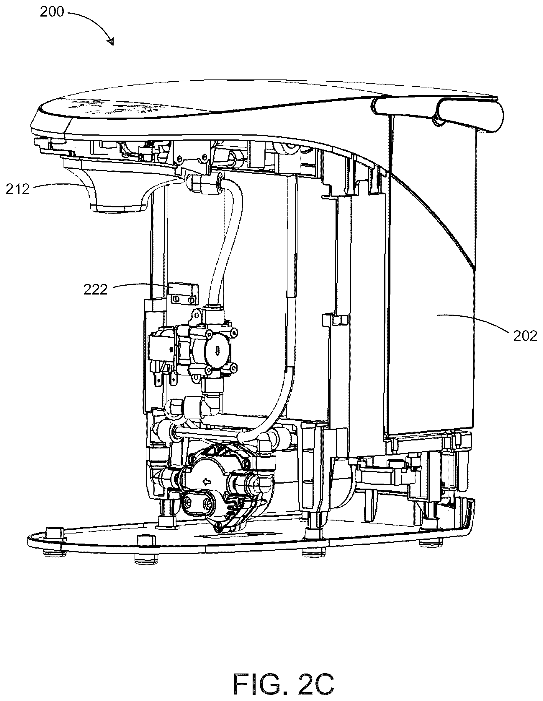 Patent US12359960 Figure 4 – Filter device with magnetic floater to stop overflow