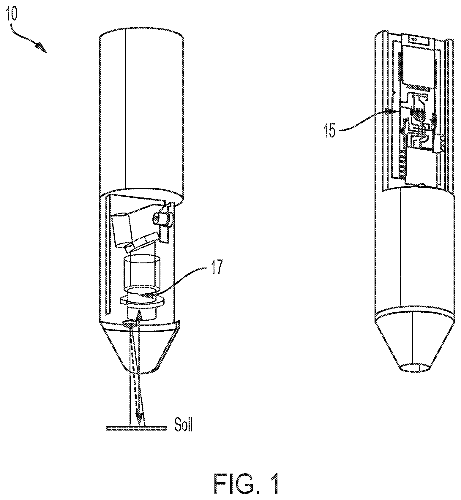 Patent US12359967 Figure 1 – Deployable micro-spectrometer bullets
