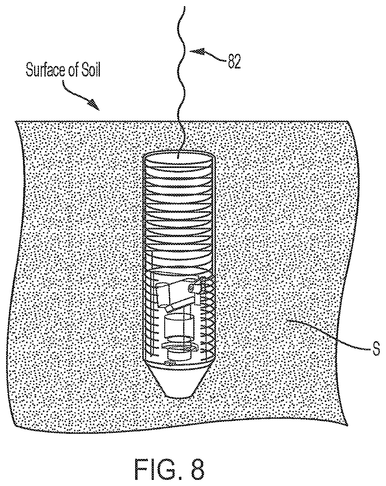Patent US12359967 Figure 8 – Deployable micro-spectrometer bullets