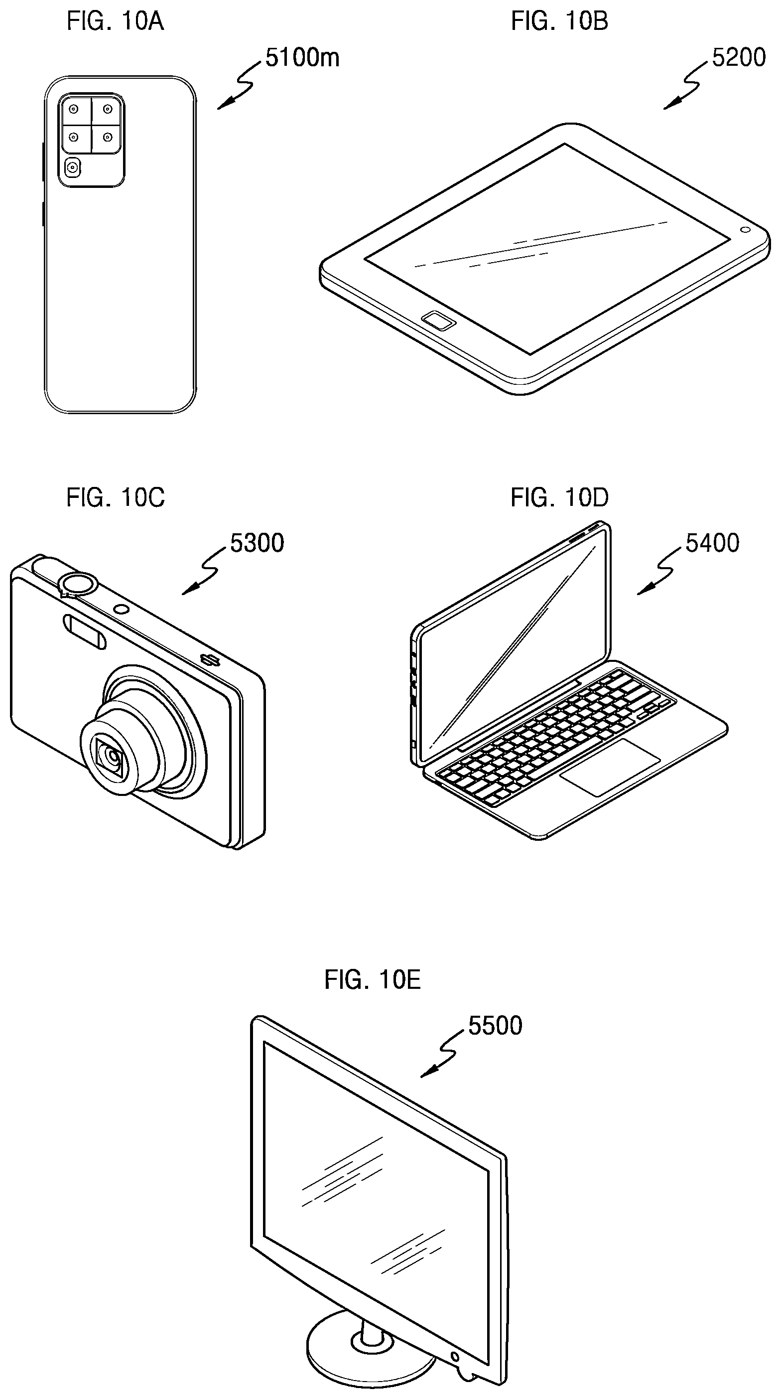 Patent US12359969 Figure 8 – Spectral camera and electronic device including the same