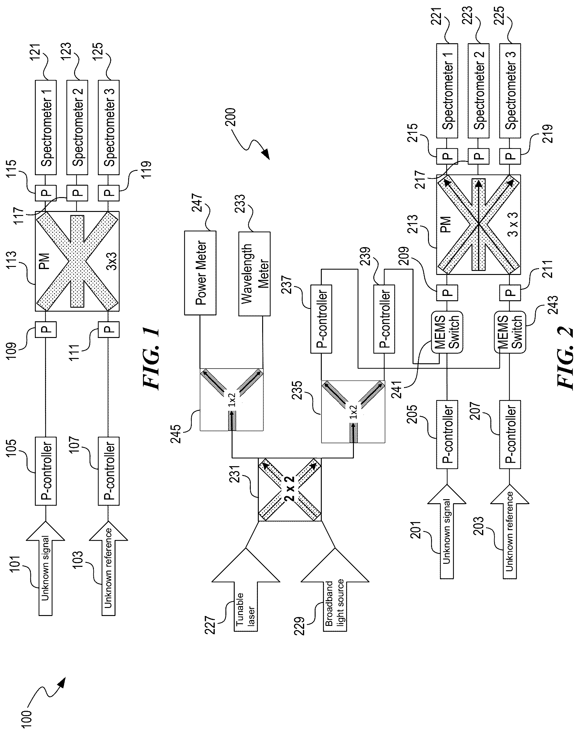 Patent US12359972 Figure 1 – Three phase spectral interferometry