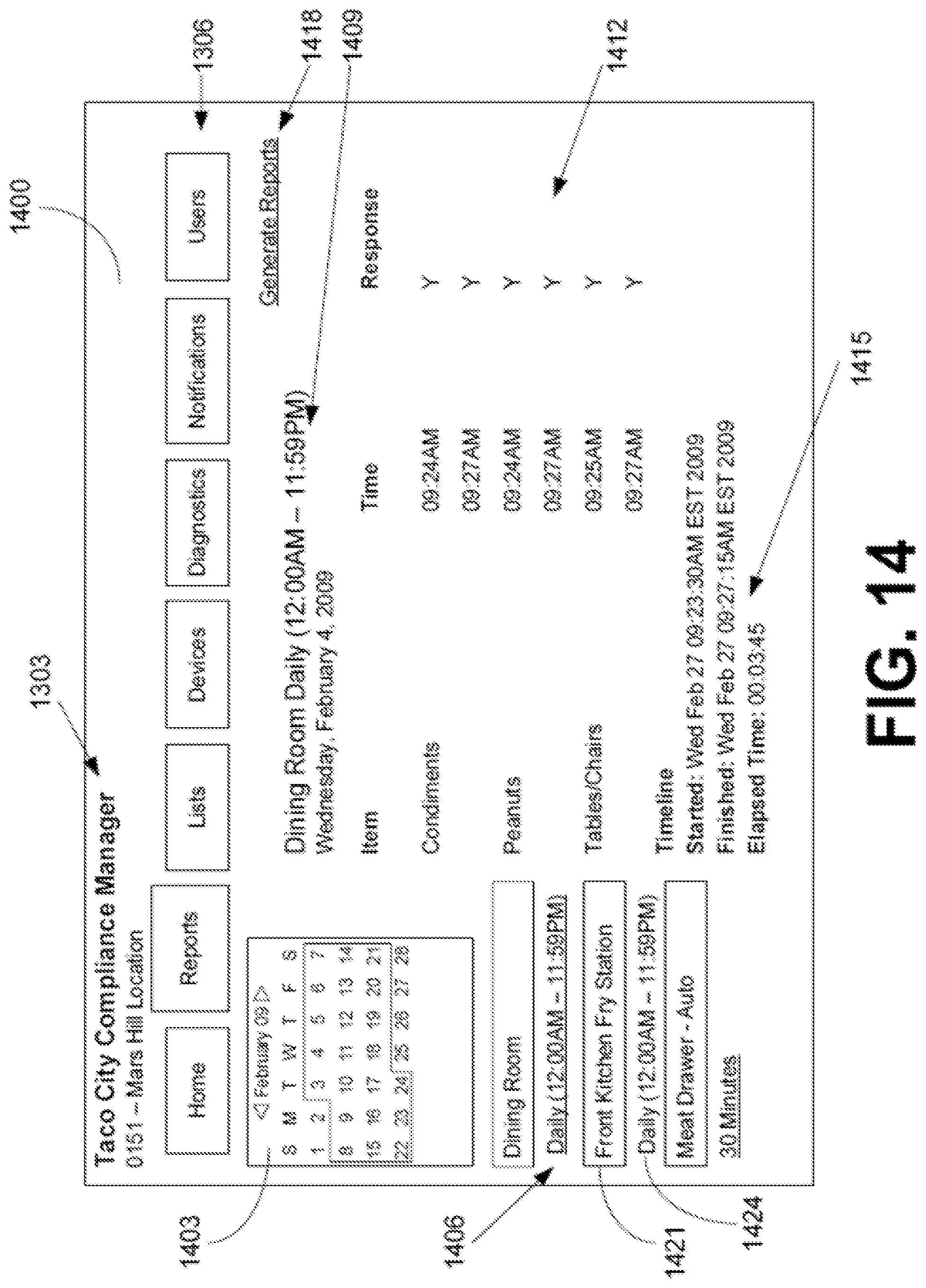 Patent US12359976 Figure 10 – Image-based verification of checklist items