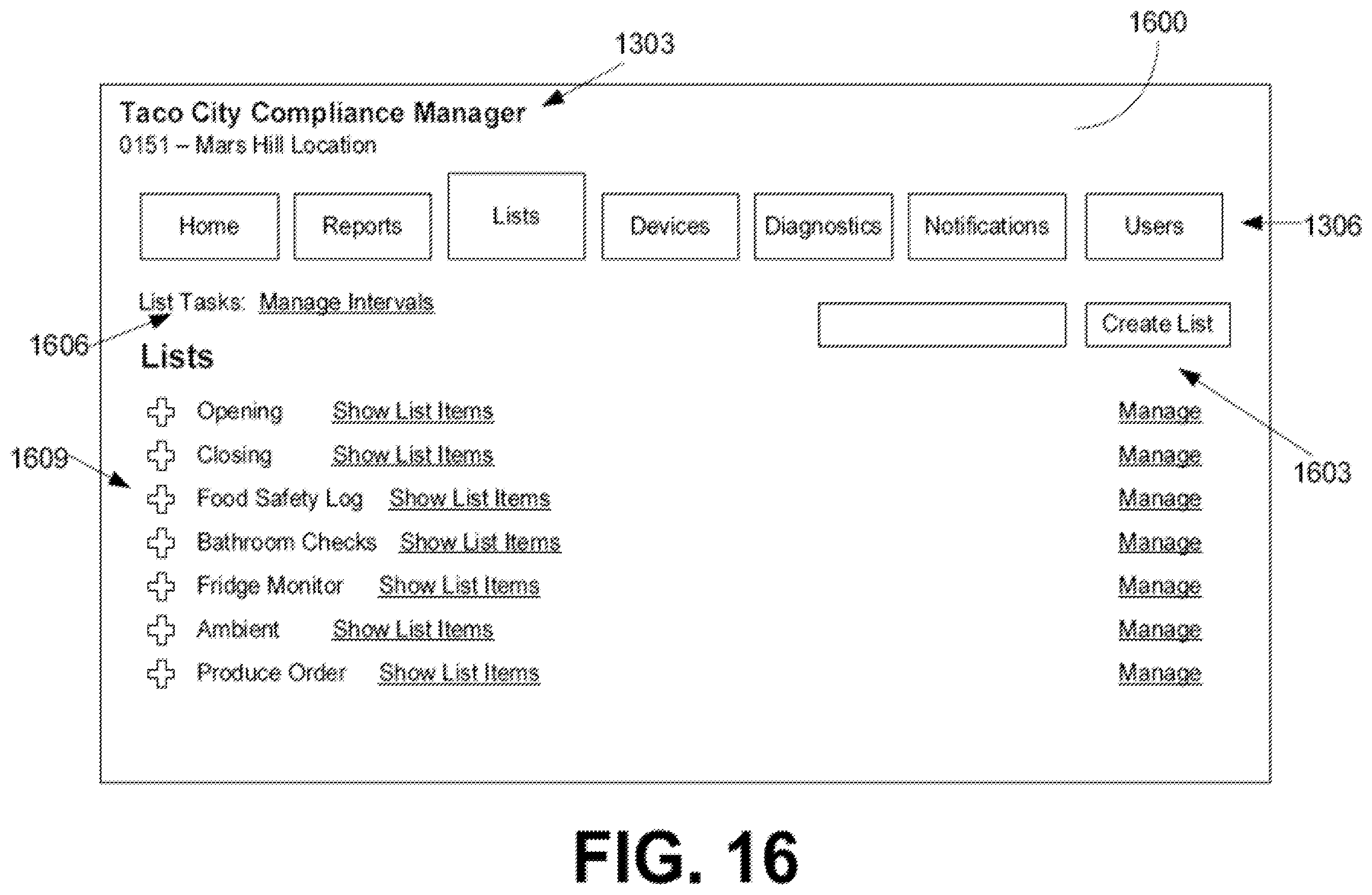 Patent US12359976 Figure 12 – Image-based verification of checklist items