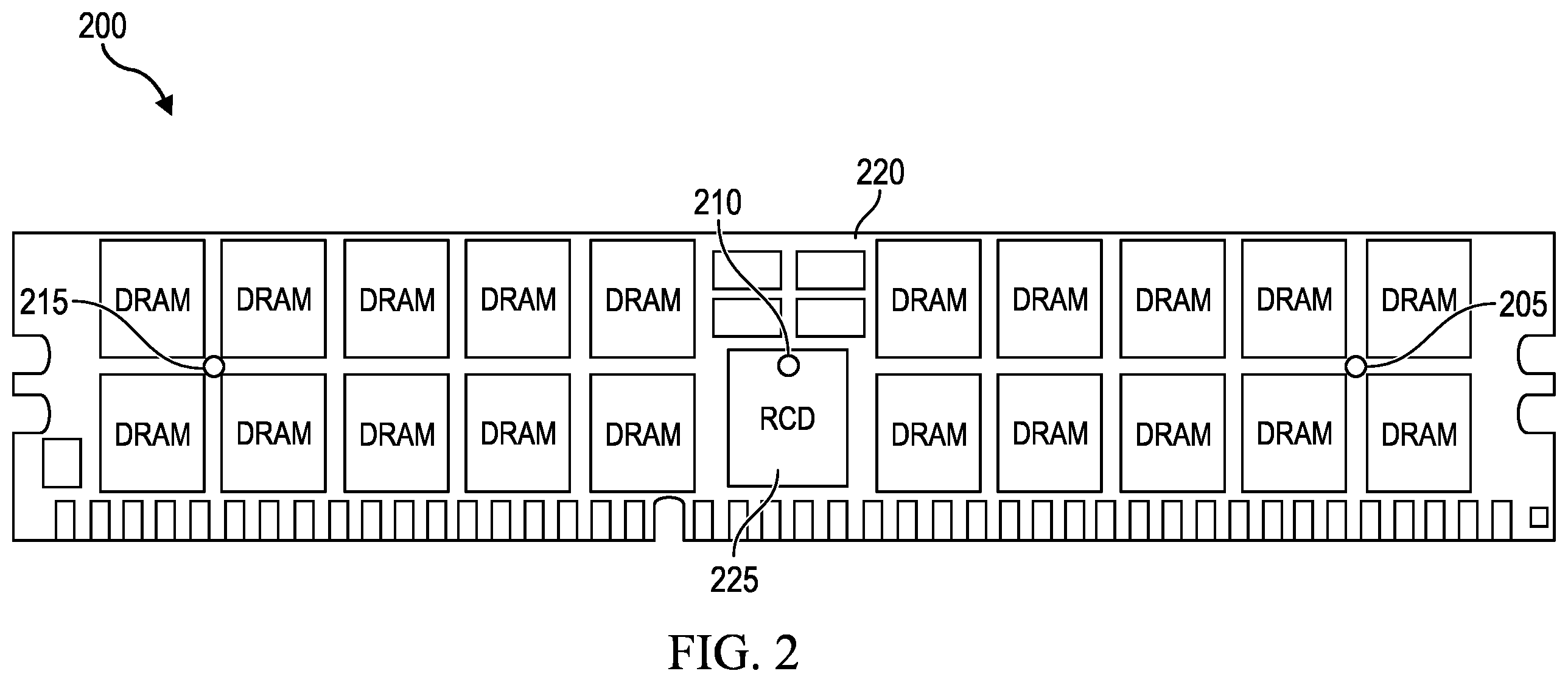 Patent US12359981 Figure 2 – Systems and methods for effective reading of multiple temperature sensors on memory modules