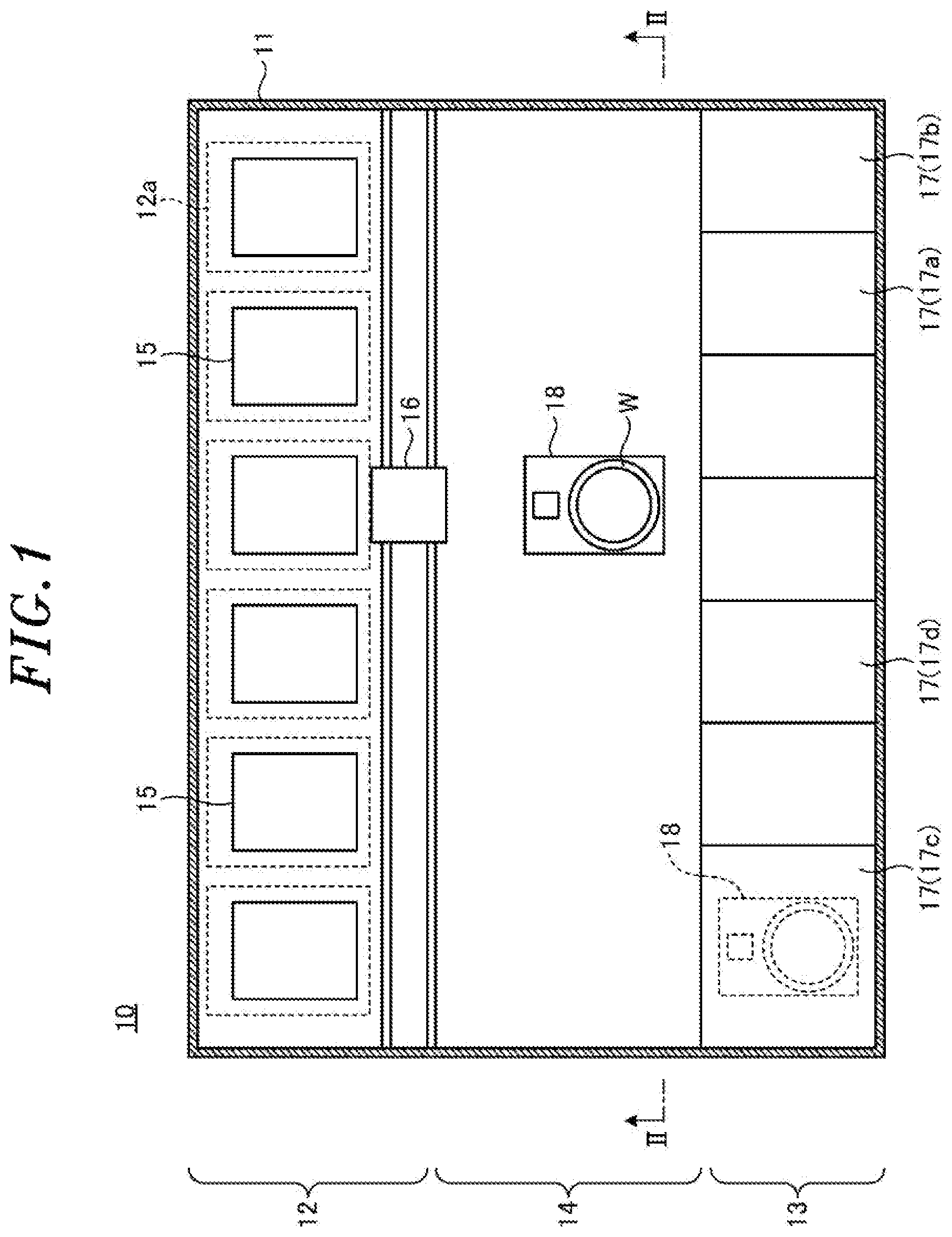 Patent US12359982 Figure 1 – Mounting table, inspection device, and temperature calibration method