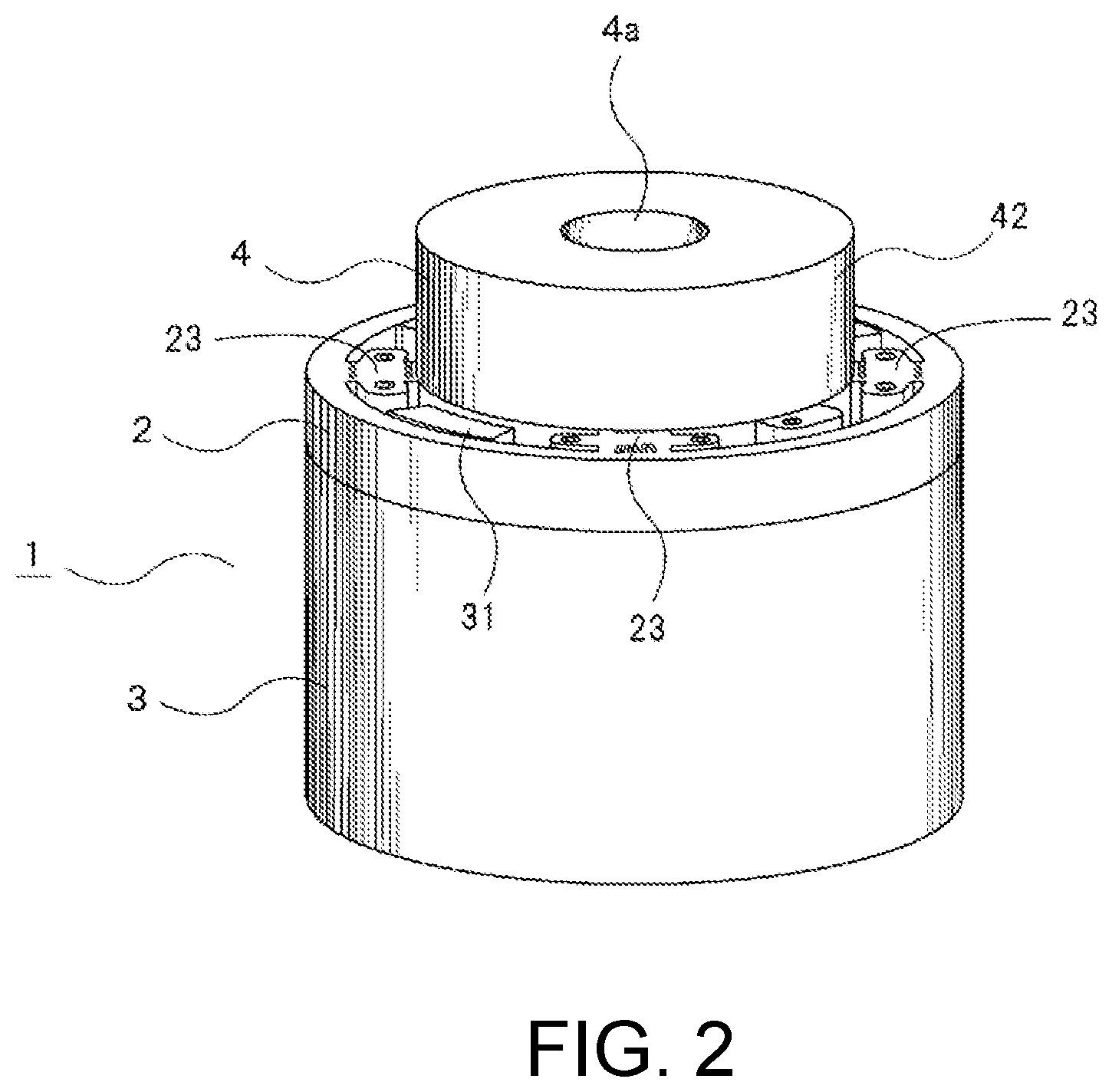 Patent US12359987 Figure 2 – Contact force sensor and device provided with contact force sensor