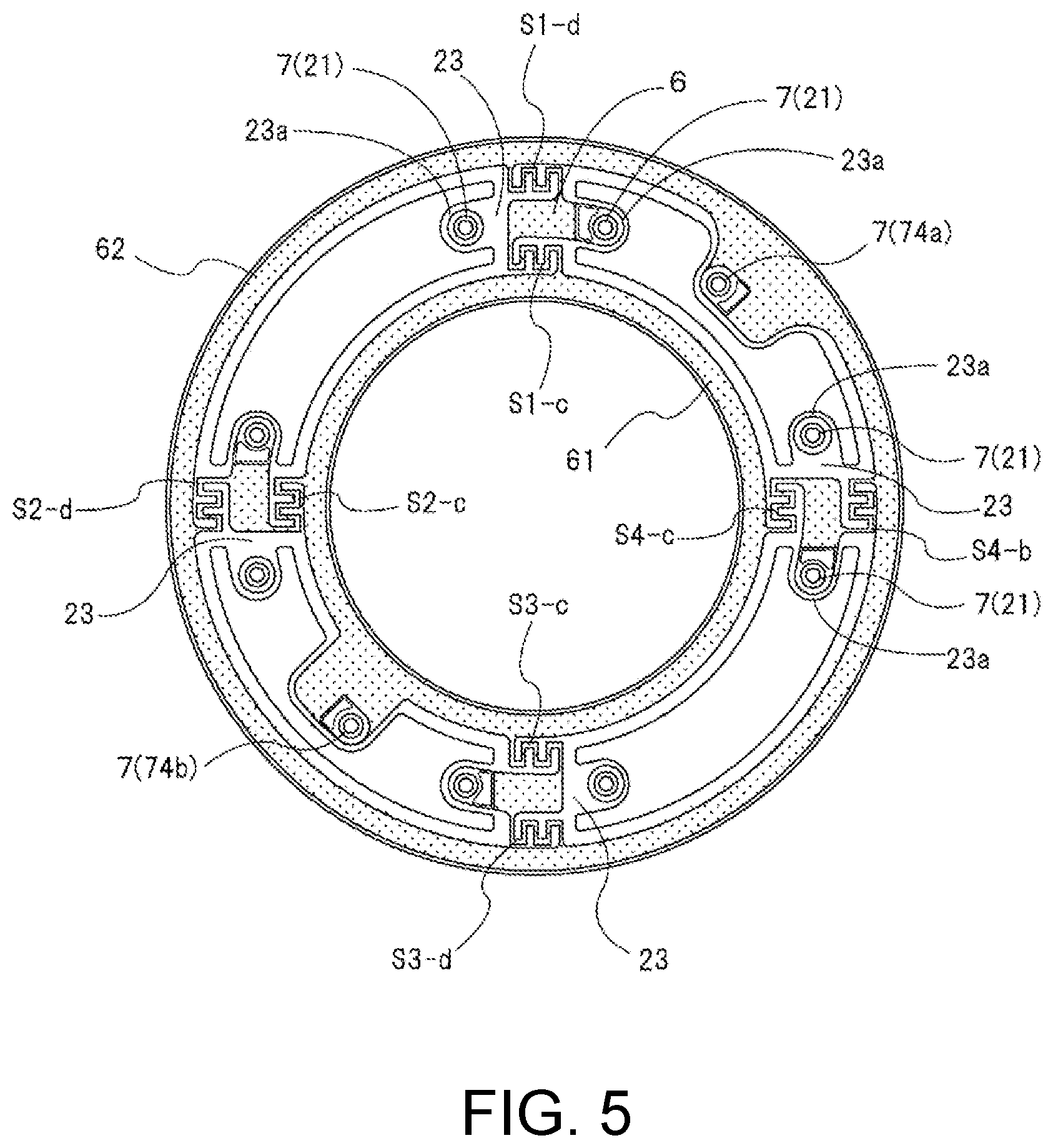 Patent US12359987 Figure 5 – Contact force sensor and device provided with contact force sensor