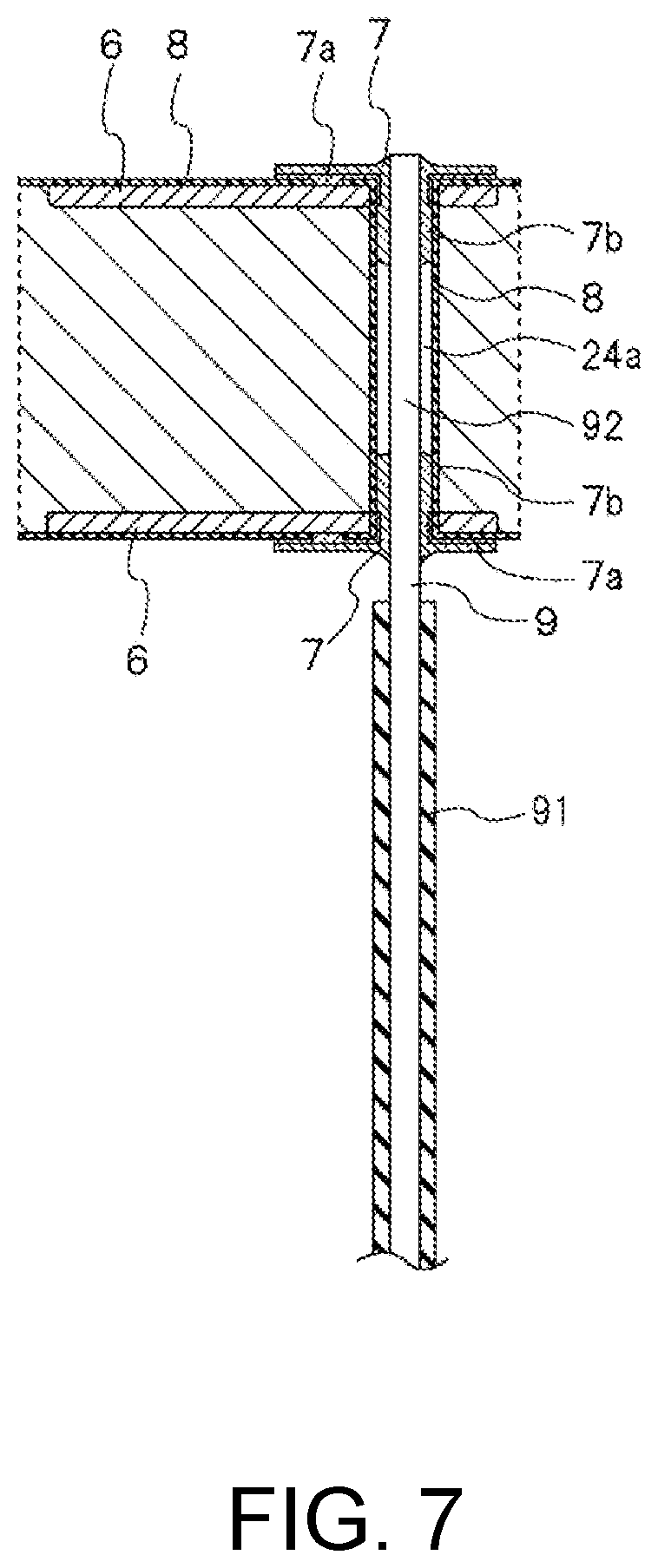 Patent US12359987 Figure 7 – Contact force sensor and device provided with contact force sensor