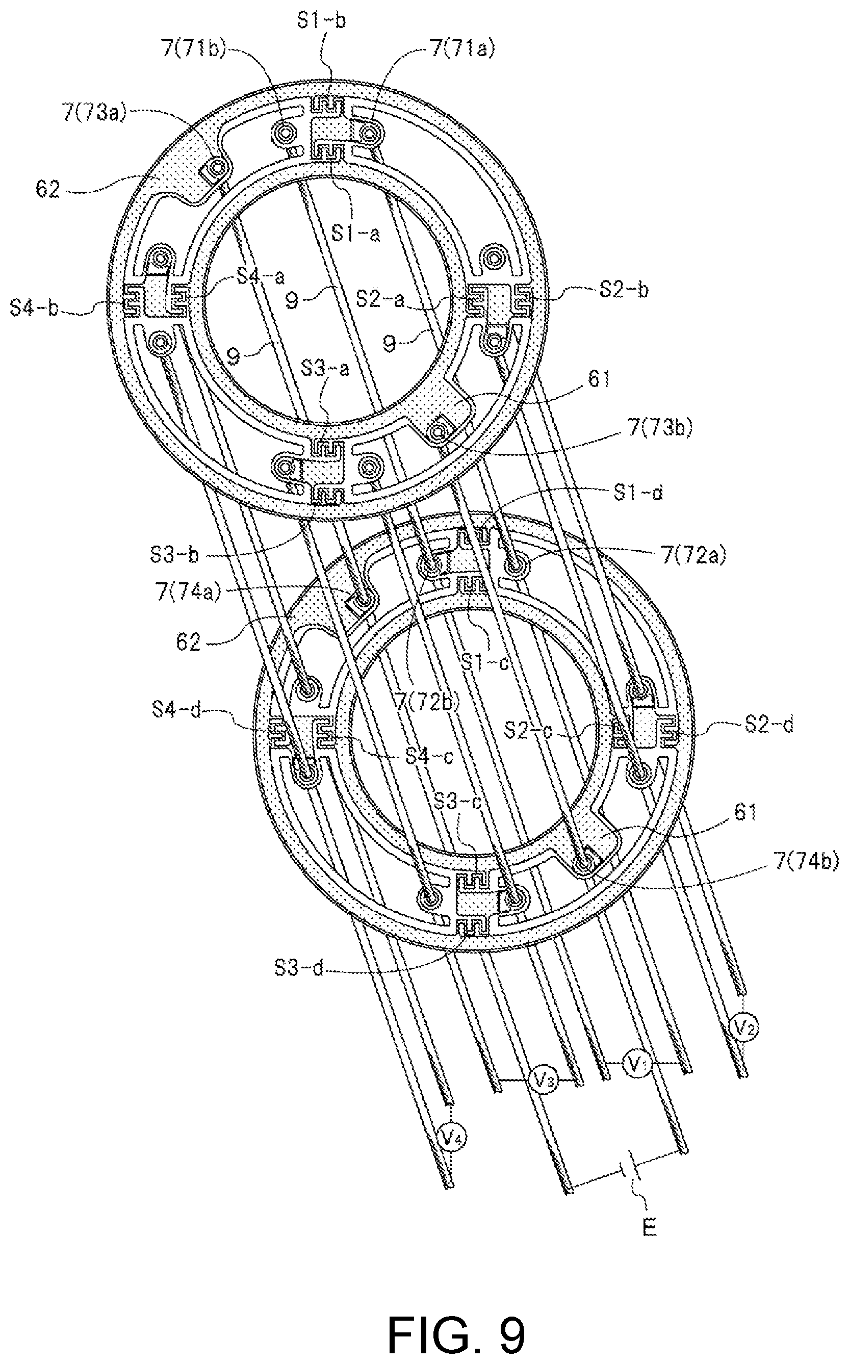 Patent US12359987 Figure 9 – Contact force sensor and device provided with contact force sensor