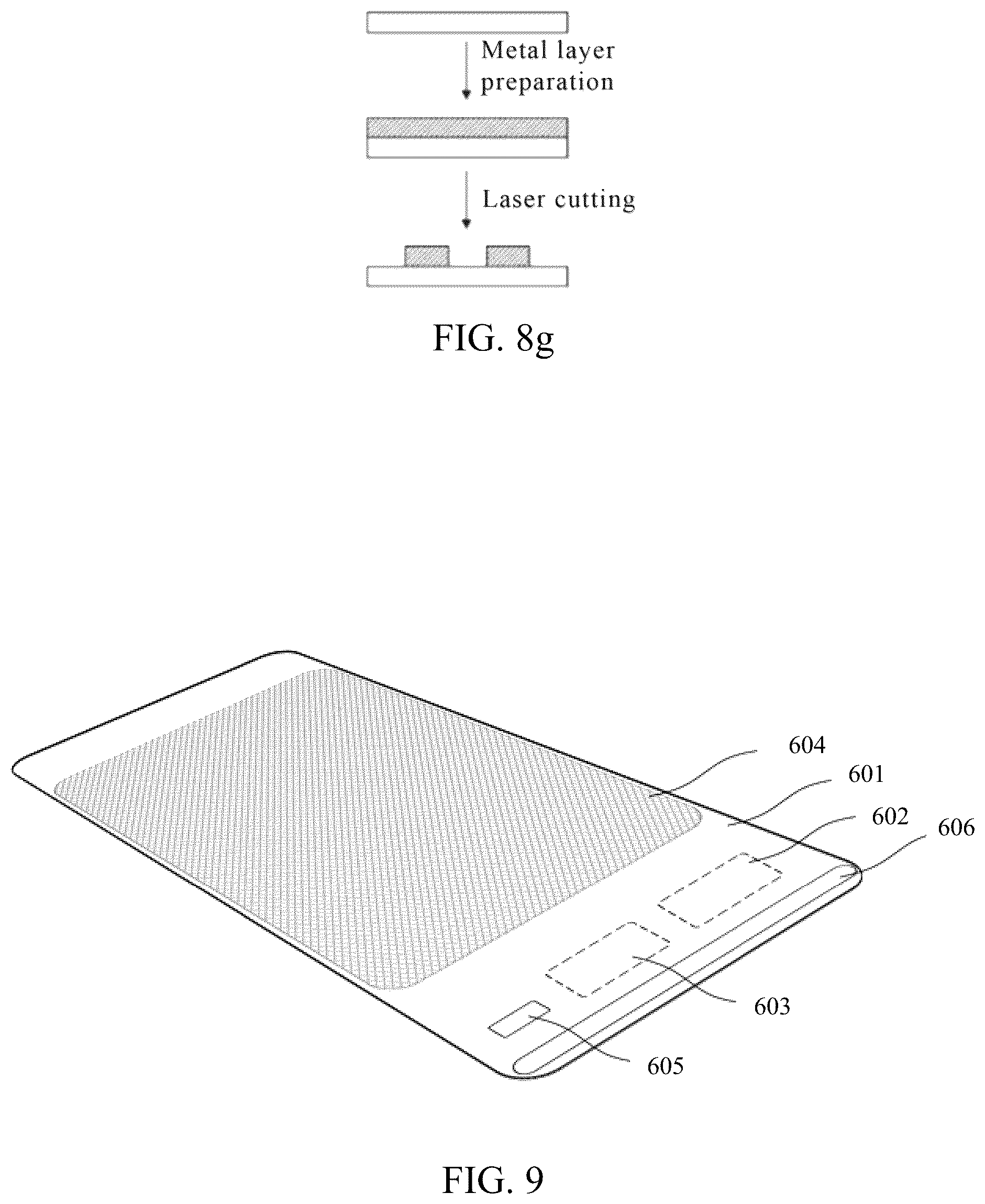 Patent US12359988 Figure 8 – Sensing substrate, manufacturing method therefor and electronic apparatus