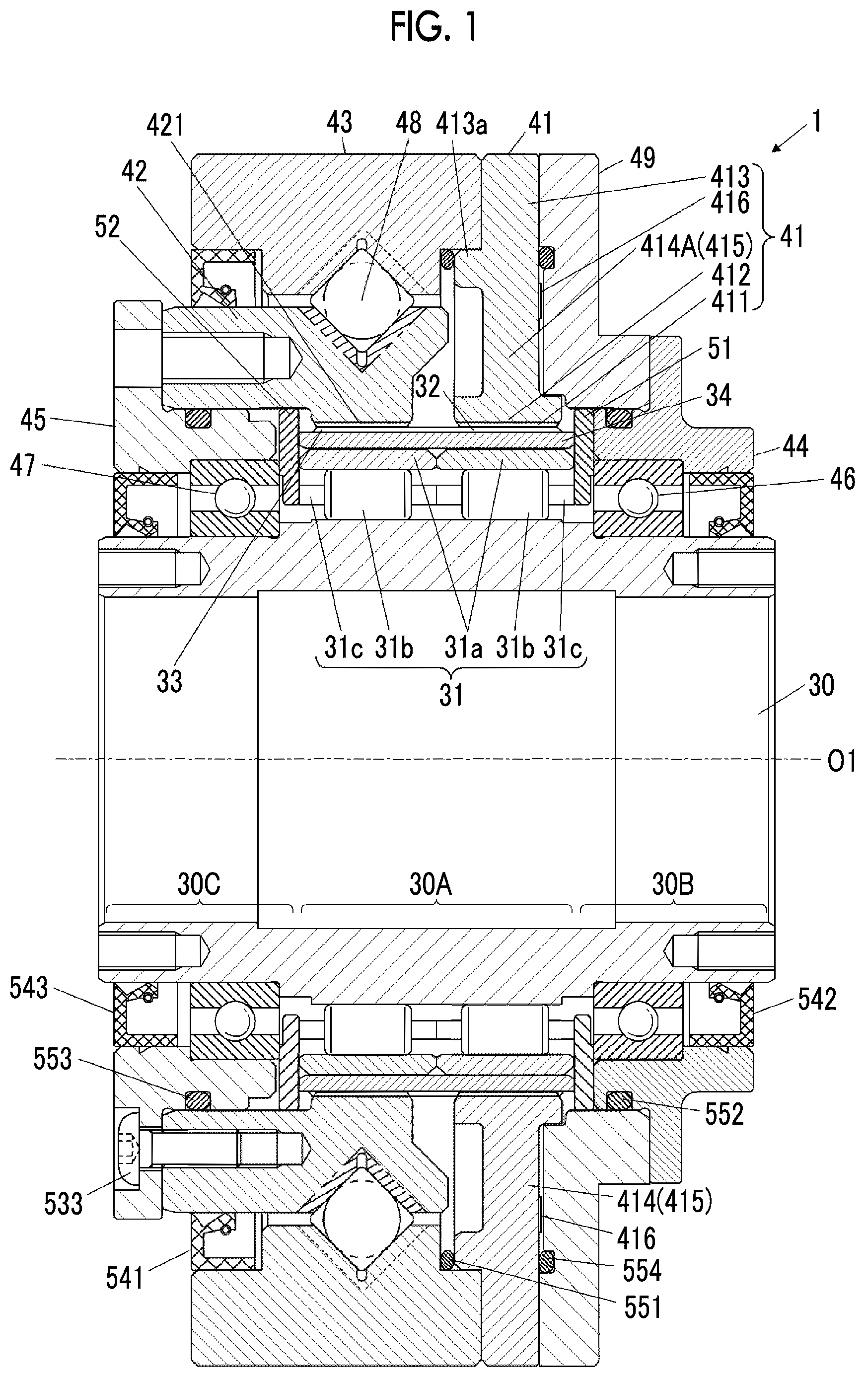 Patent US12359989 Figure 1 – Sensor device