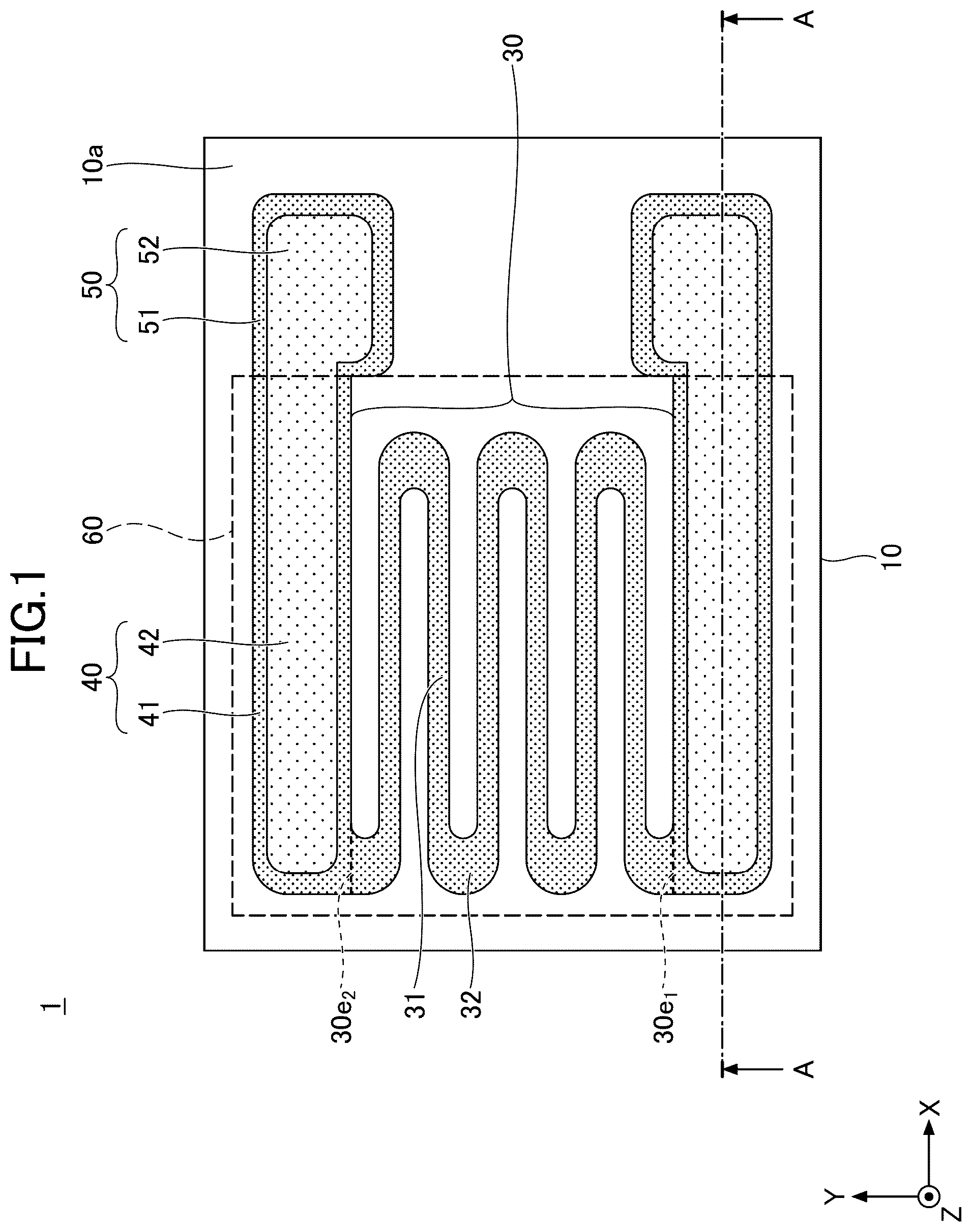 Patent US12359990 Figure 1 – Strain gauge