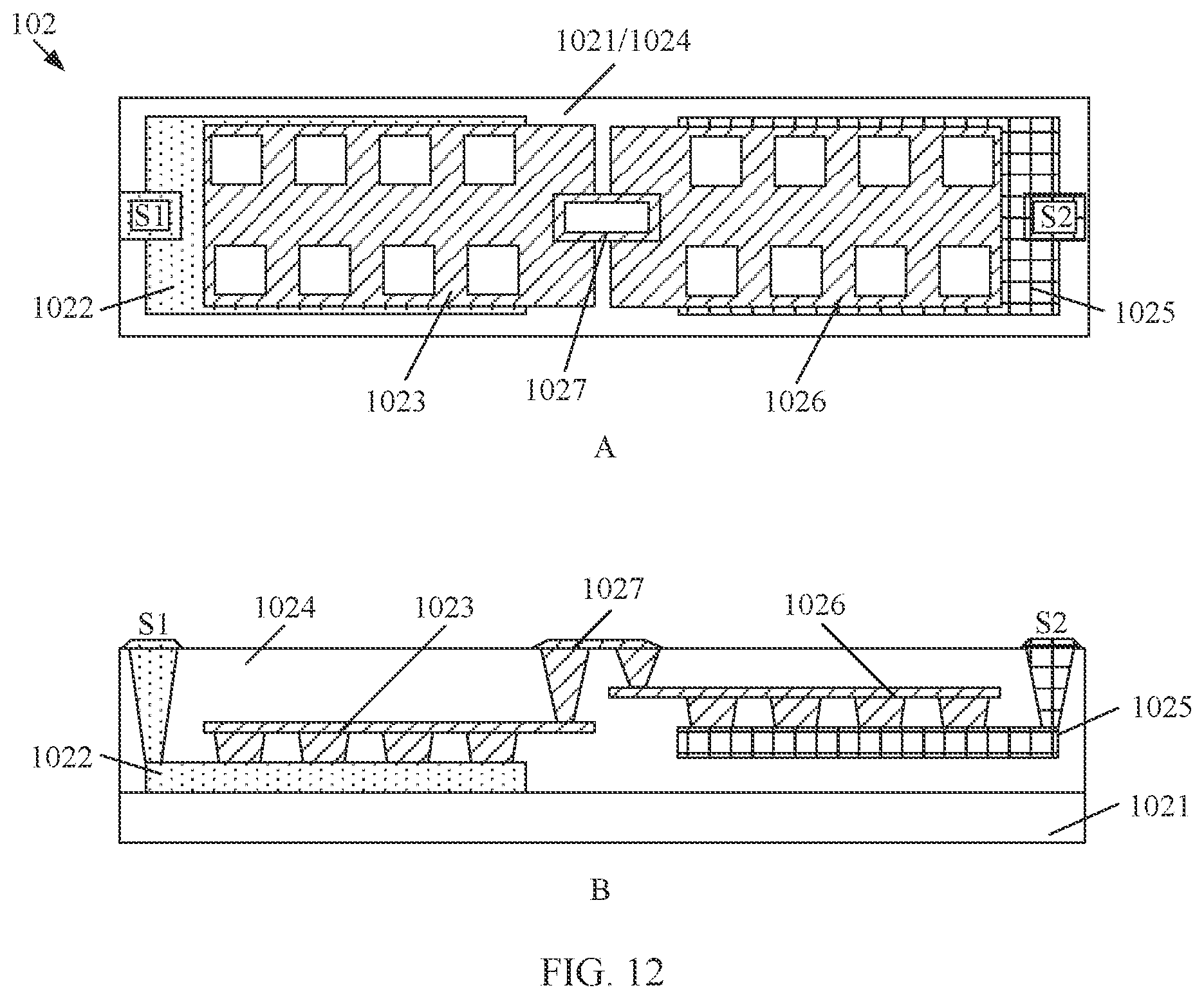 Patent US12359995 Figure 9 – Pressure sensor and electronic device having a second output terminal of a wheatstone bridge and a second terminal of a heat emitting diode being configured for outputting electrical signals