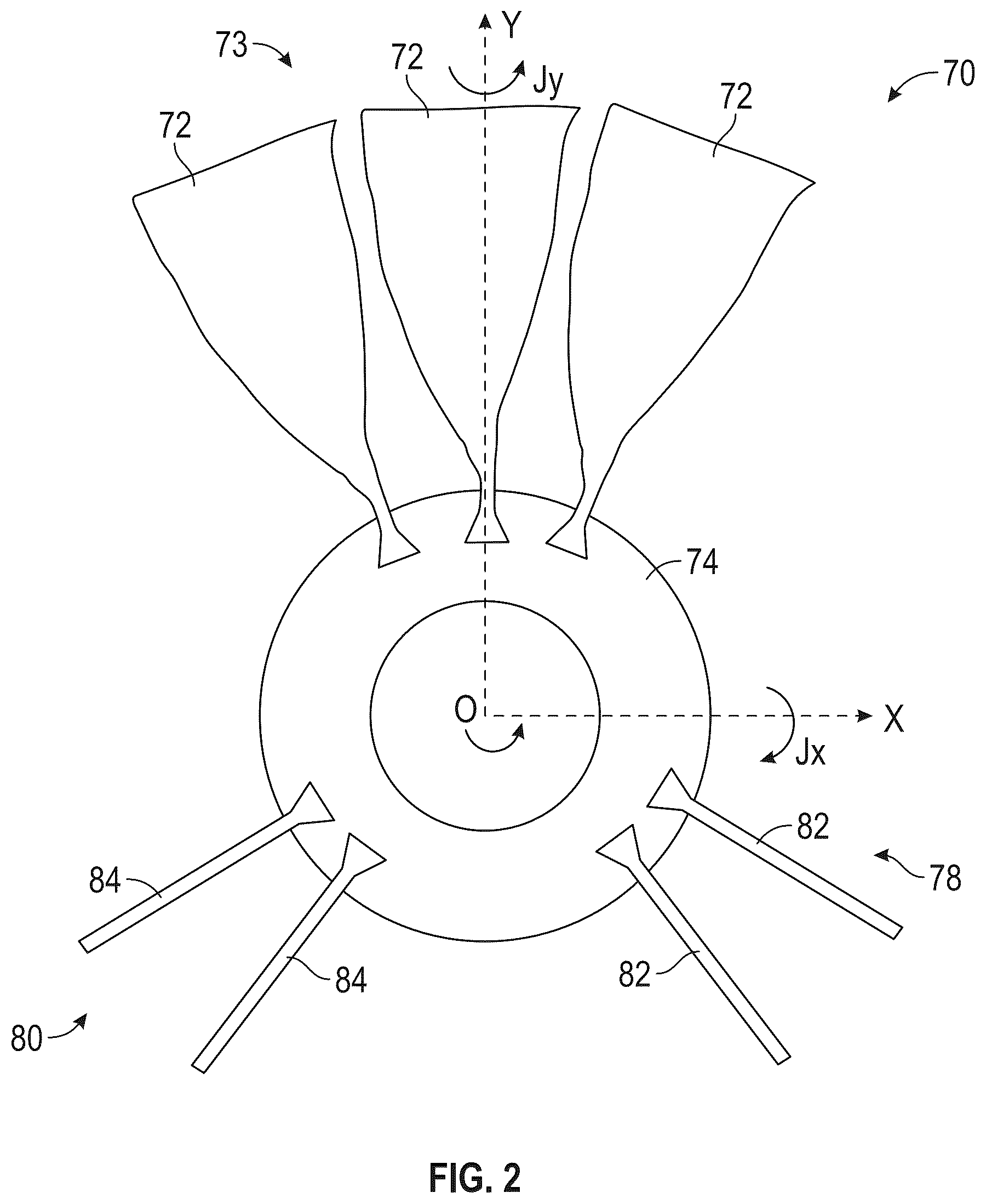 Patent US12359998 Figure 2 – Apparatus and method for partially bladed rotor test