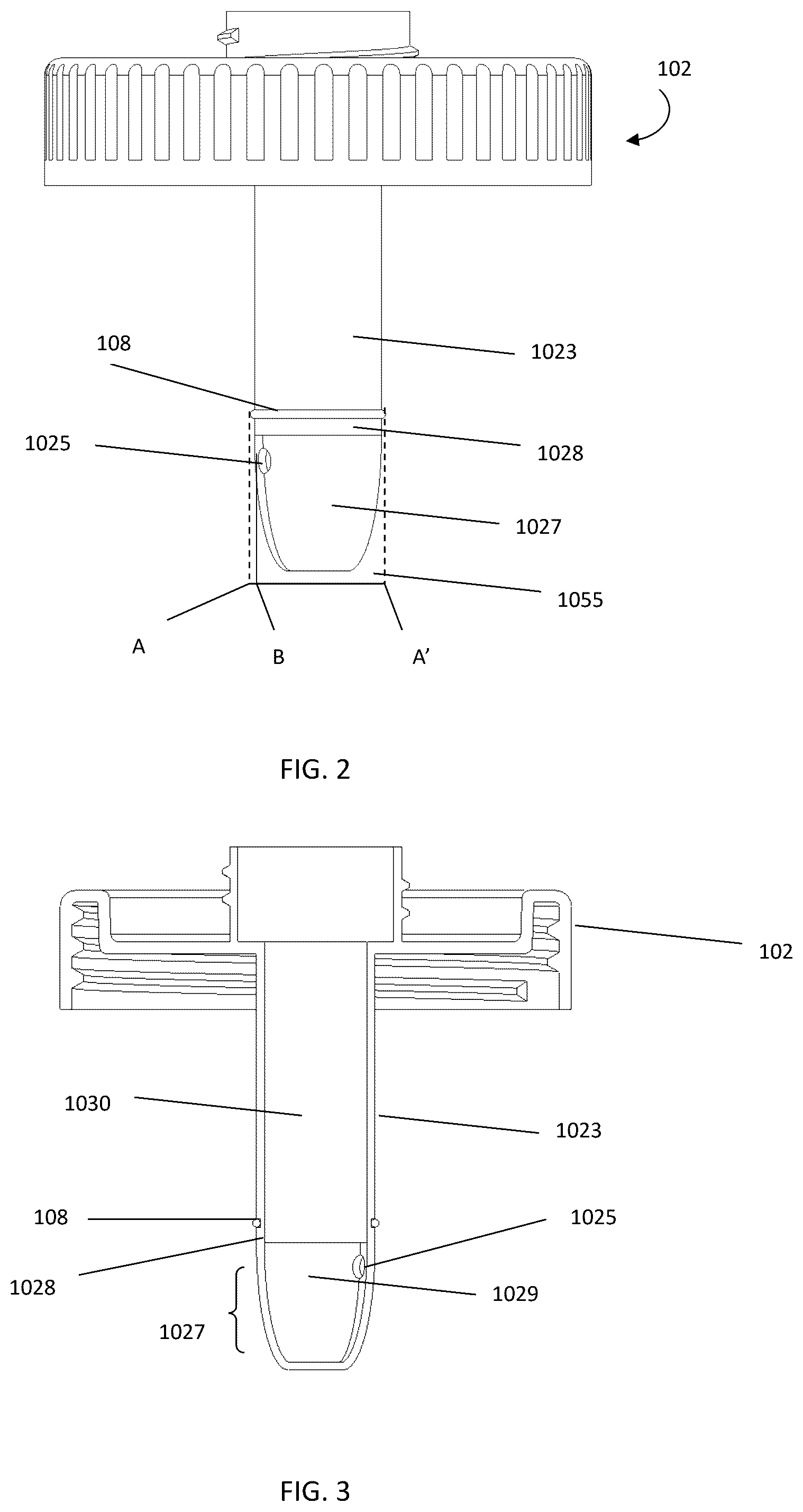 Patent US12360019 Figure 2 – Apparatus for collecting liquid sample