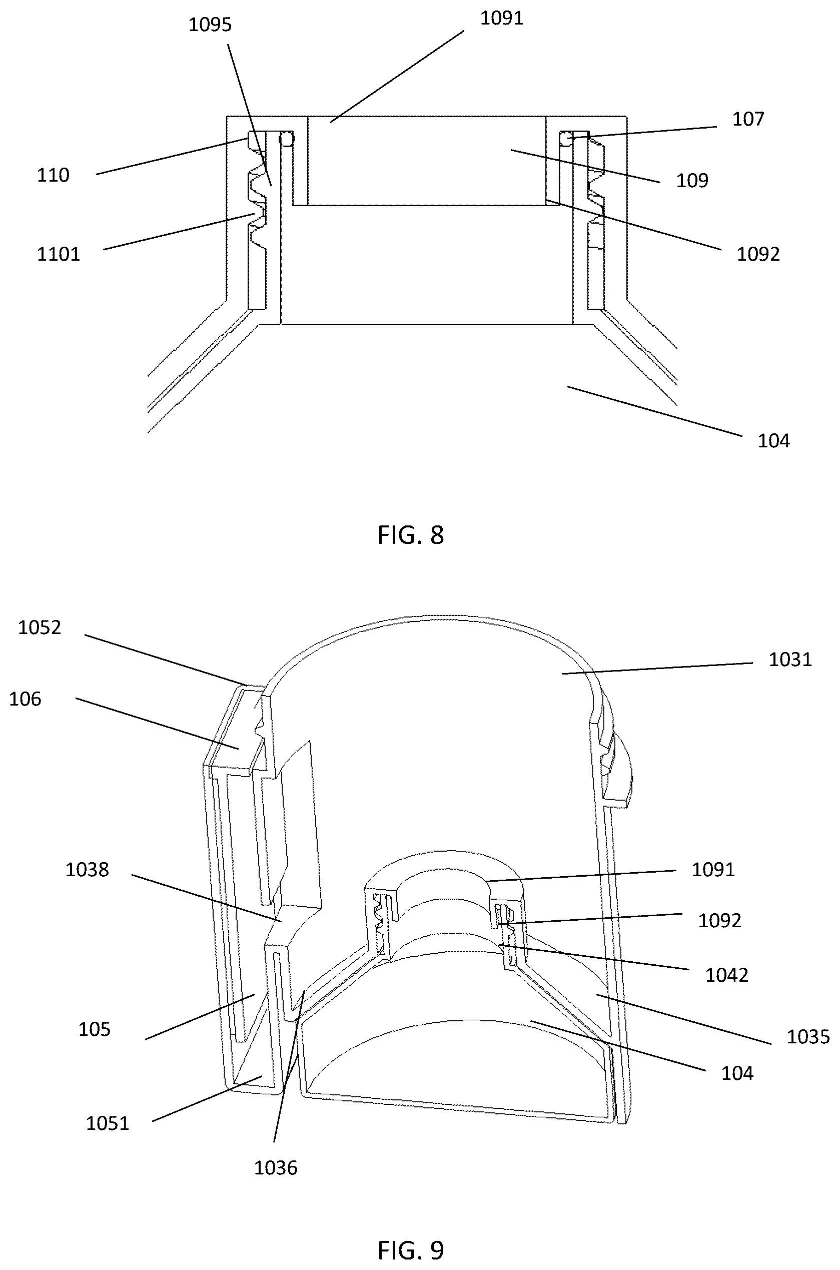 Patent US12360019 Figure 5 – Apparatus for collecting liquid sample