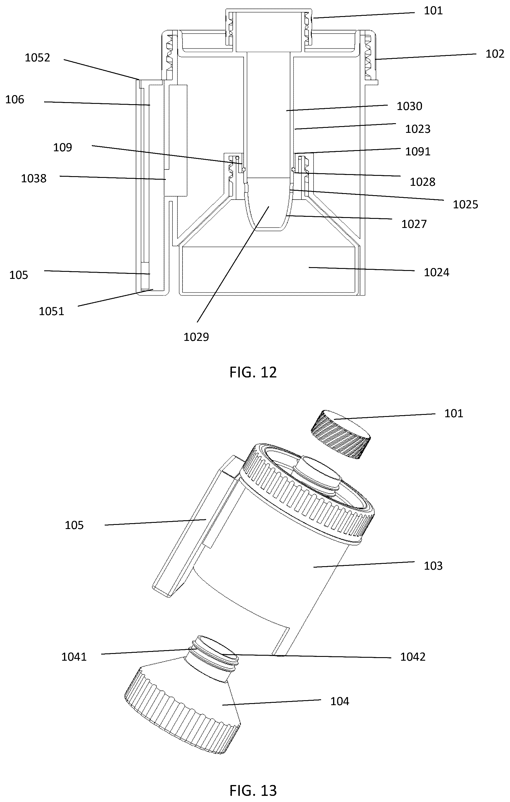 Patent US12360019 Figure 7 – Apparatus for collecting liquid sample