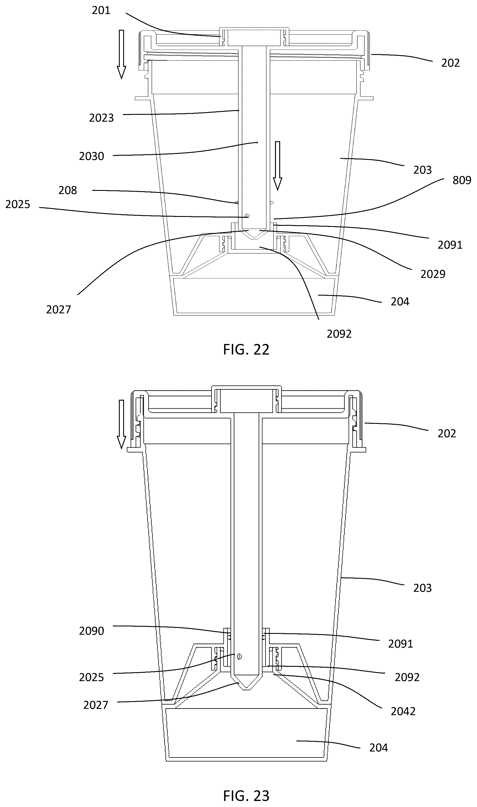 Patent US12360019 Figure 12 – Apparatus for collecting liquid sample