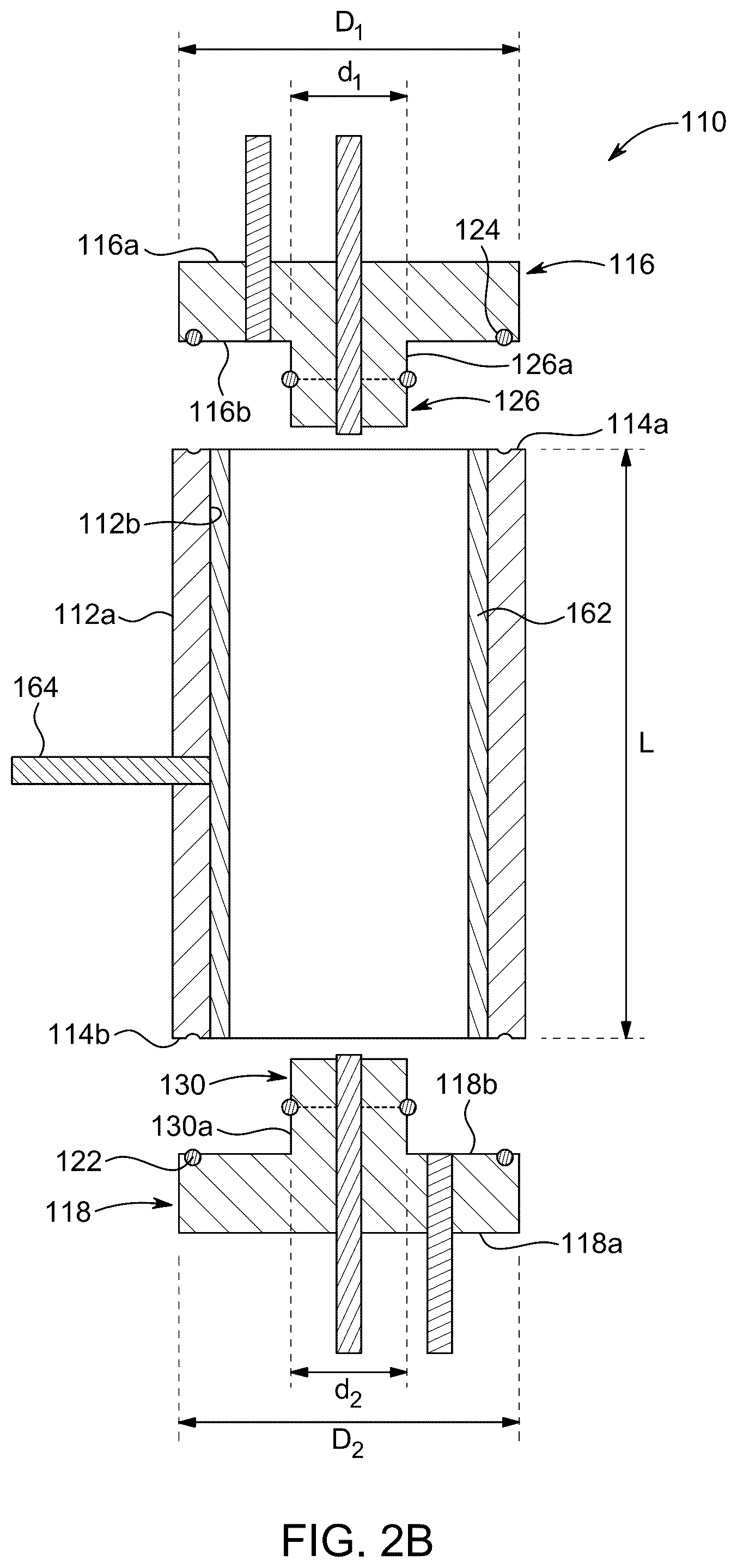Patent US12360033 Figure 3 – Testing pressure vessel for cured concrete pipe sheath