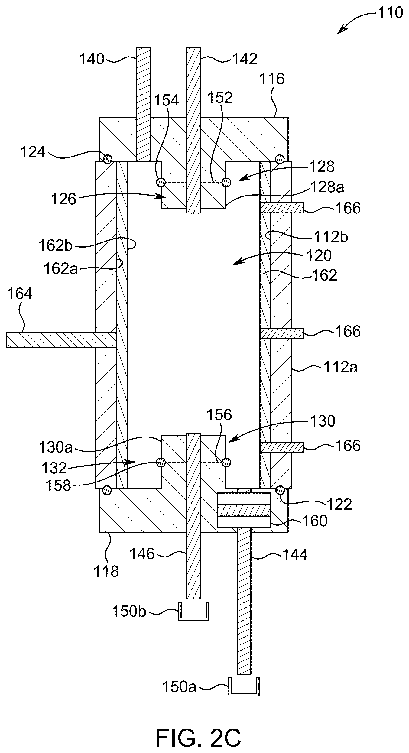Patent US12360033 Figure 4 – Testing pressure vessel for cured concrete pipe sheath