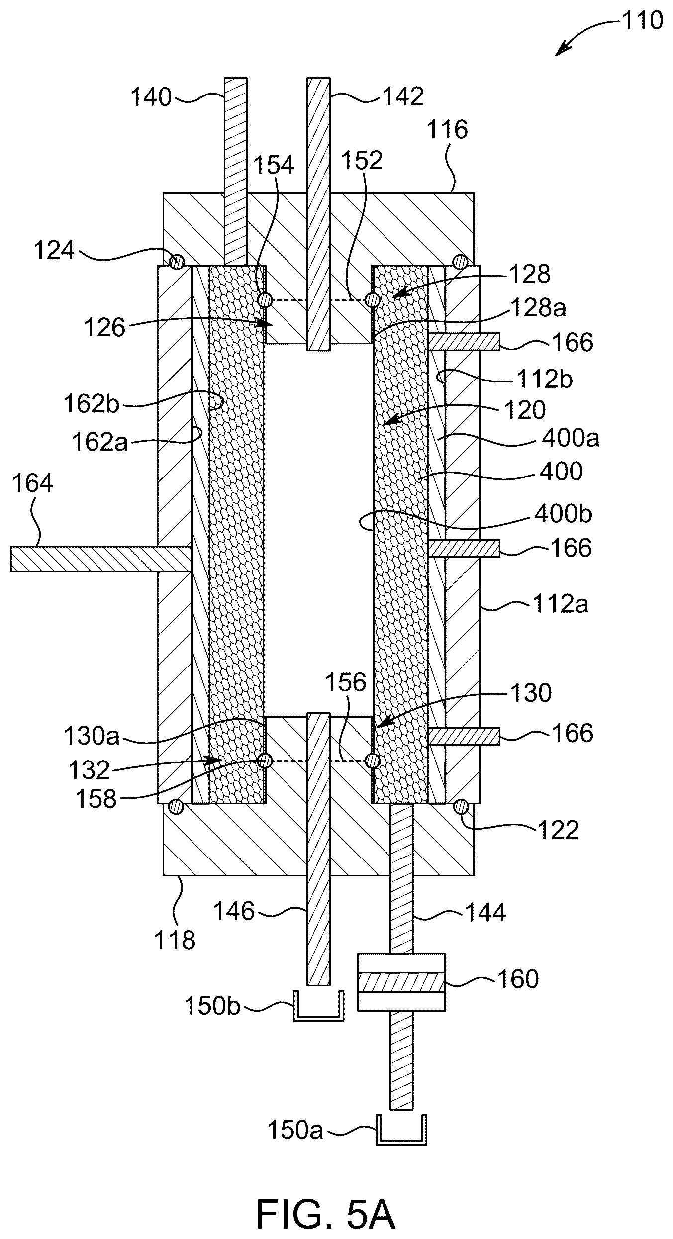 Patent US12360033 Figure 6 – Testing pressure vessel for cured concrete pipe sheath