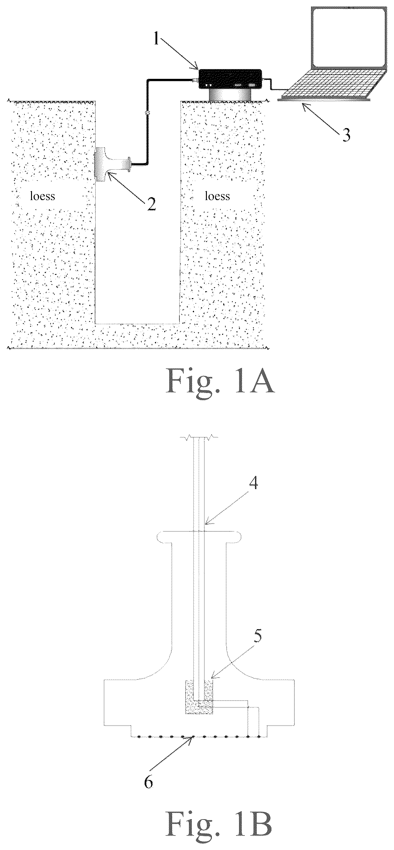Patent US12360070 Figure 1 – In-situ evaluation method and system for loess collapsibility based on non-destructive time-domain reflection technology