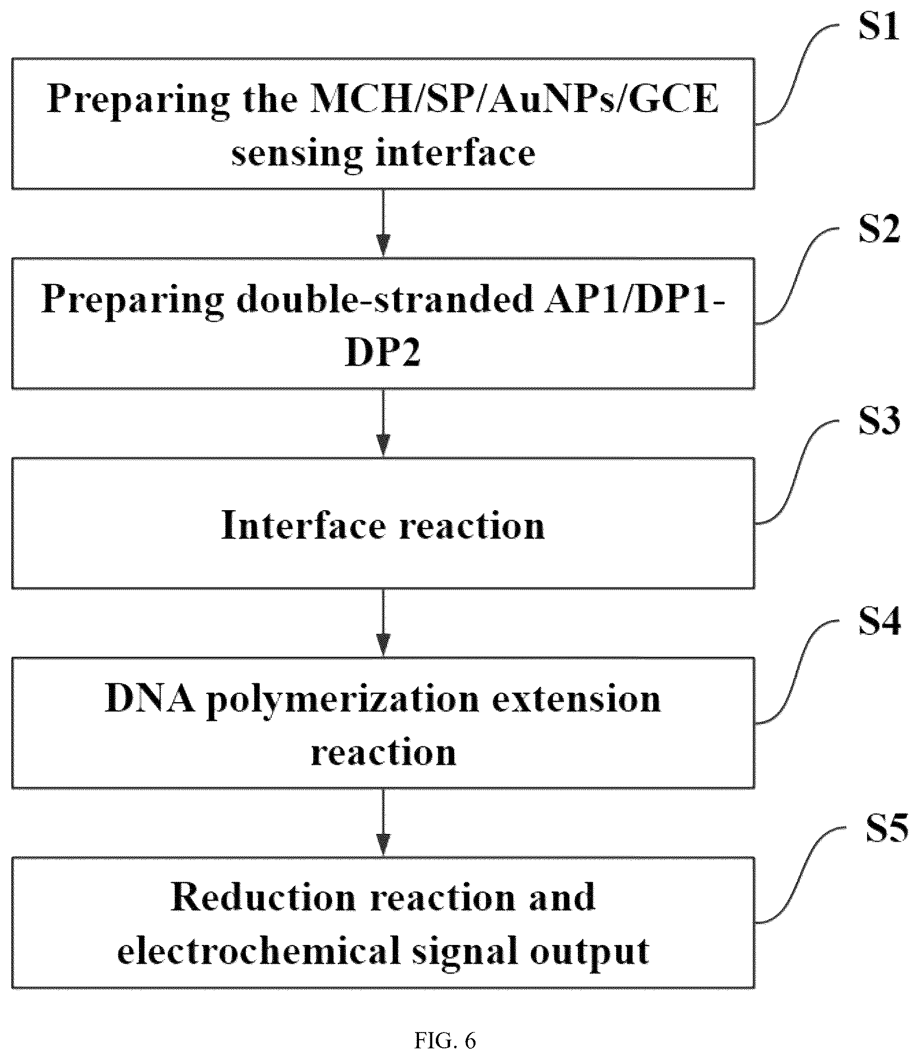 Patent US12360075 Figure 9 – Construction method and application of microRNA electrochemical biosensor
