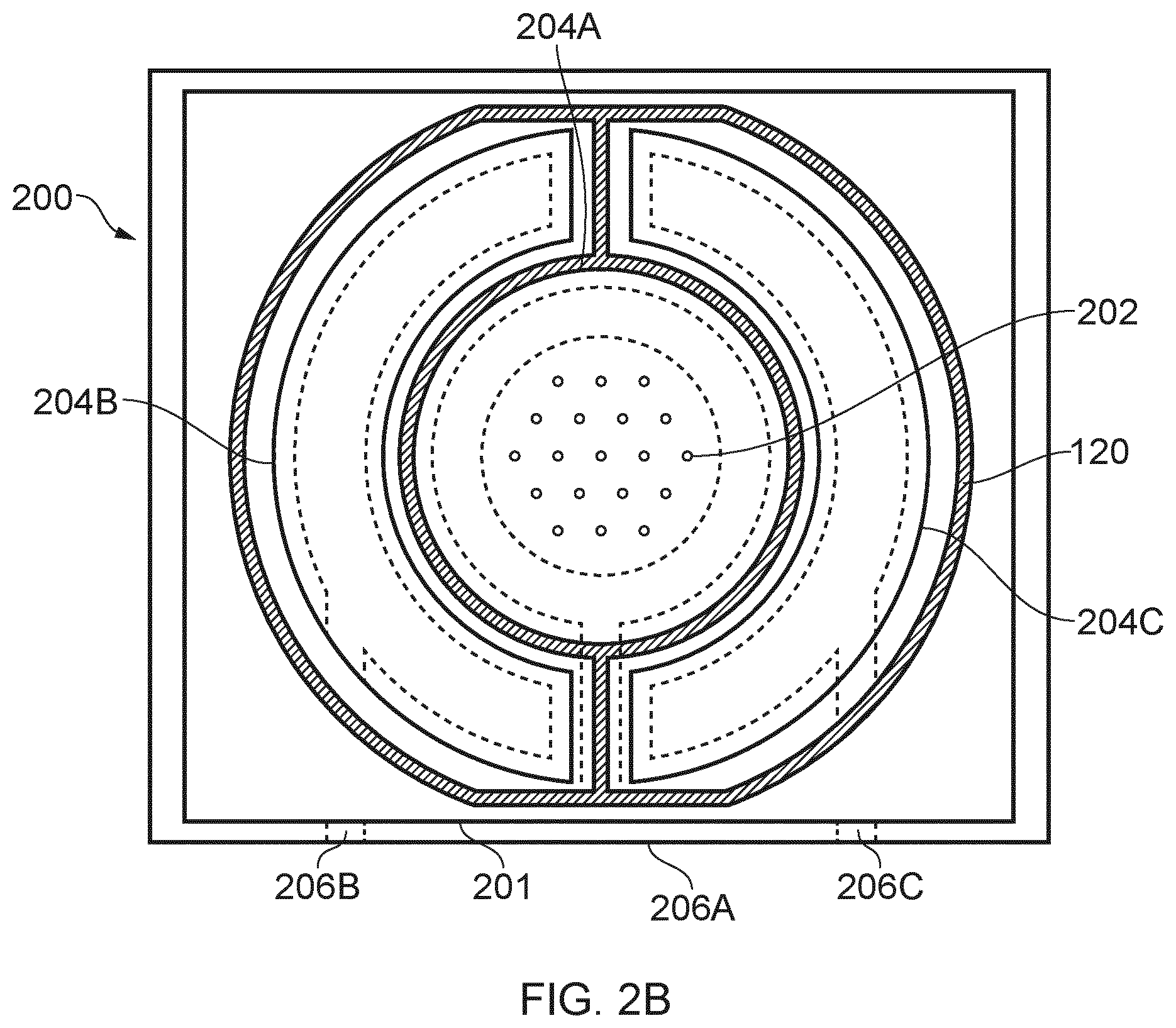 Patent US12360076 Figure 3 – Electrochemical sensor with barrier isolating the electrodes from each other and method of forming thereof