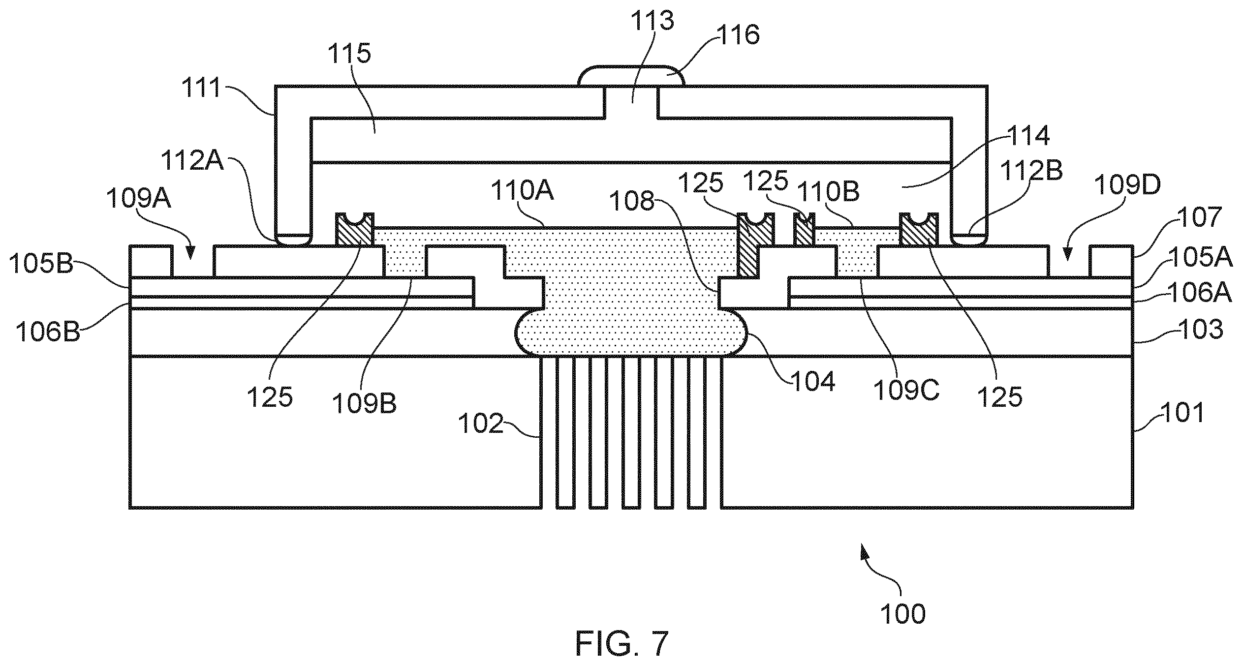 Patent US12360076 Figure 9 – Electrochemical sensor with barrier isolating the electrodes from each other and method of forming thereof