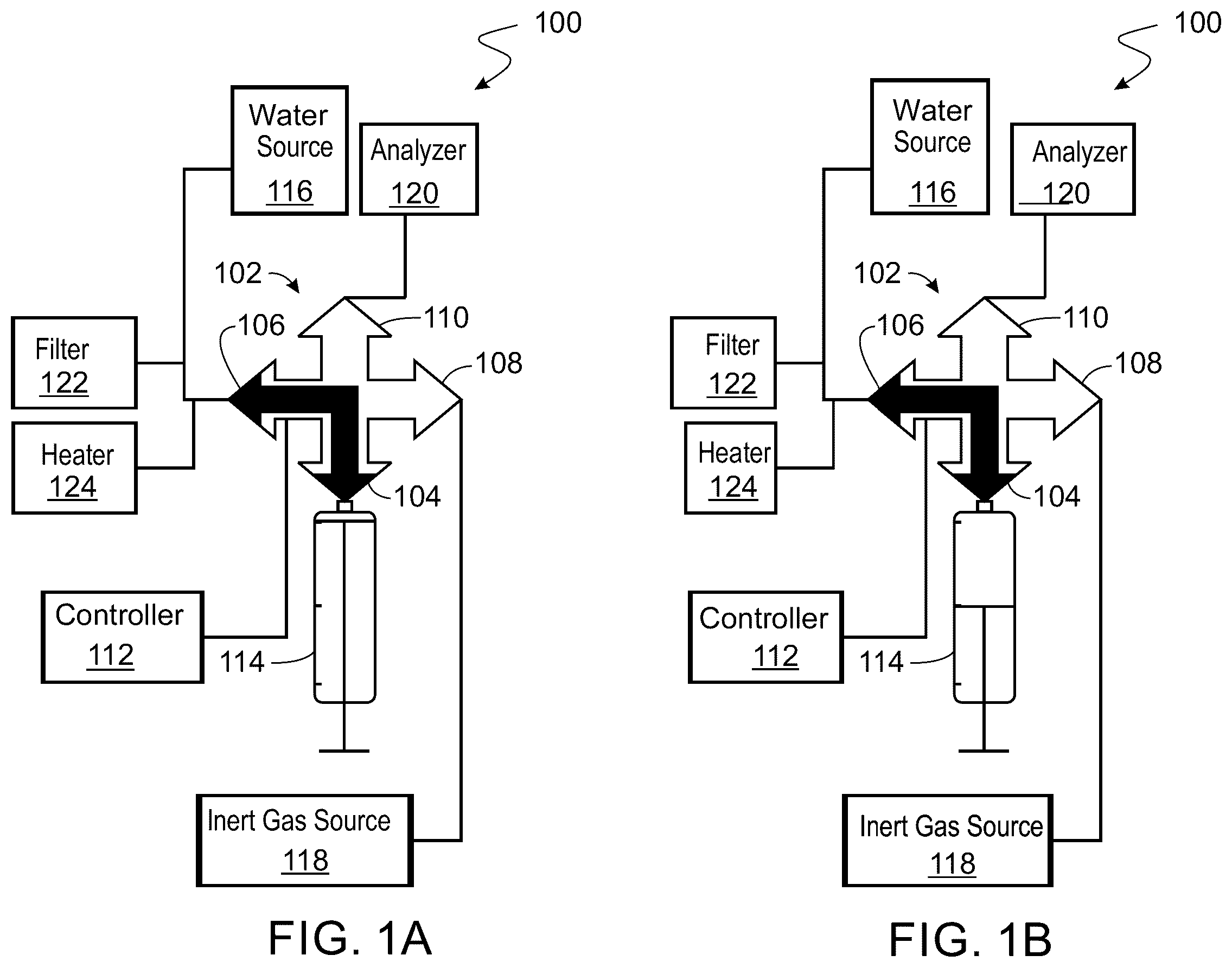 Patent US12360098 Figure 1 – Analytical determination of dissolved gas concentration in water pipelines