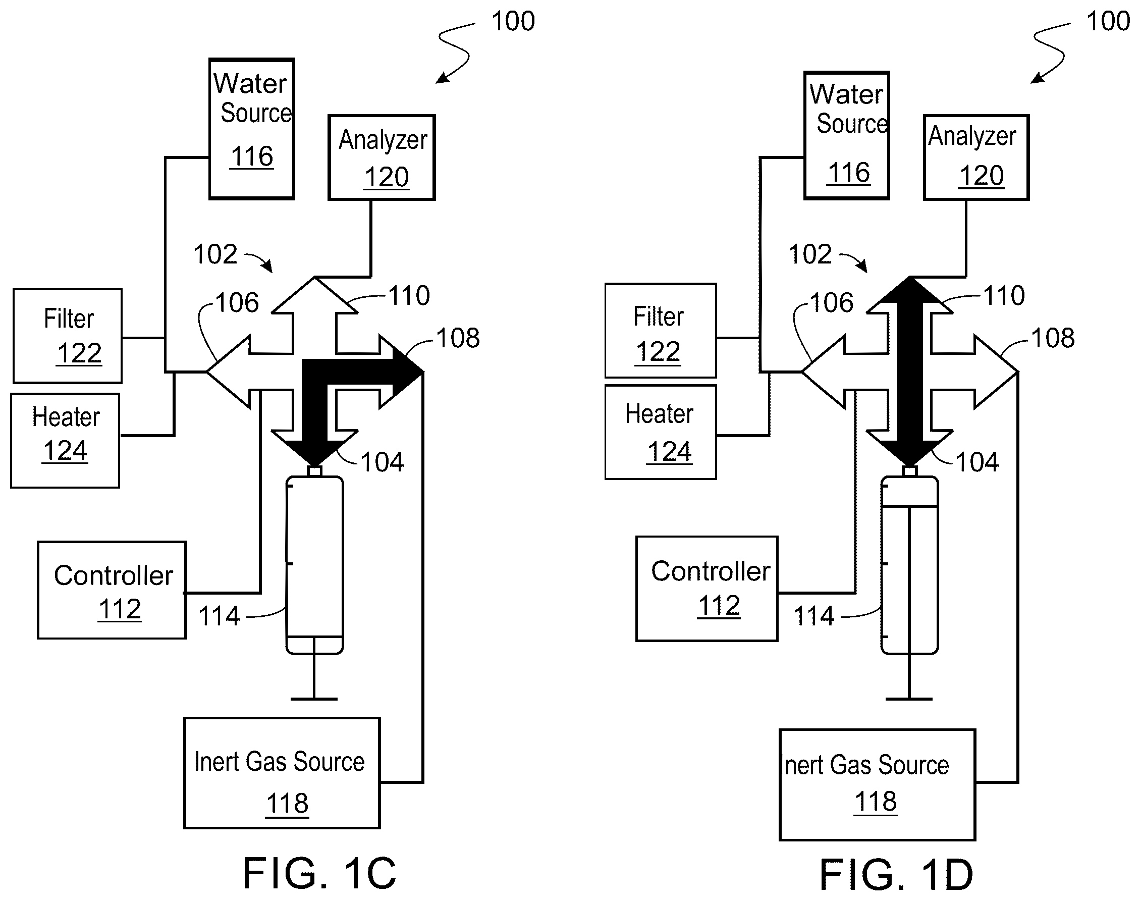 Patent US12360098 Figure 2 – Analytical determination of dissolved gas concentration in water pipelines
