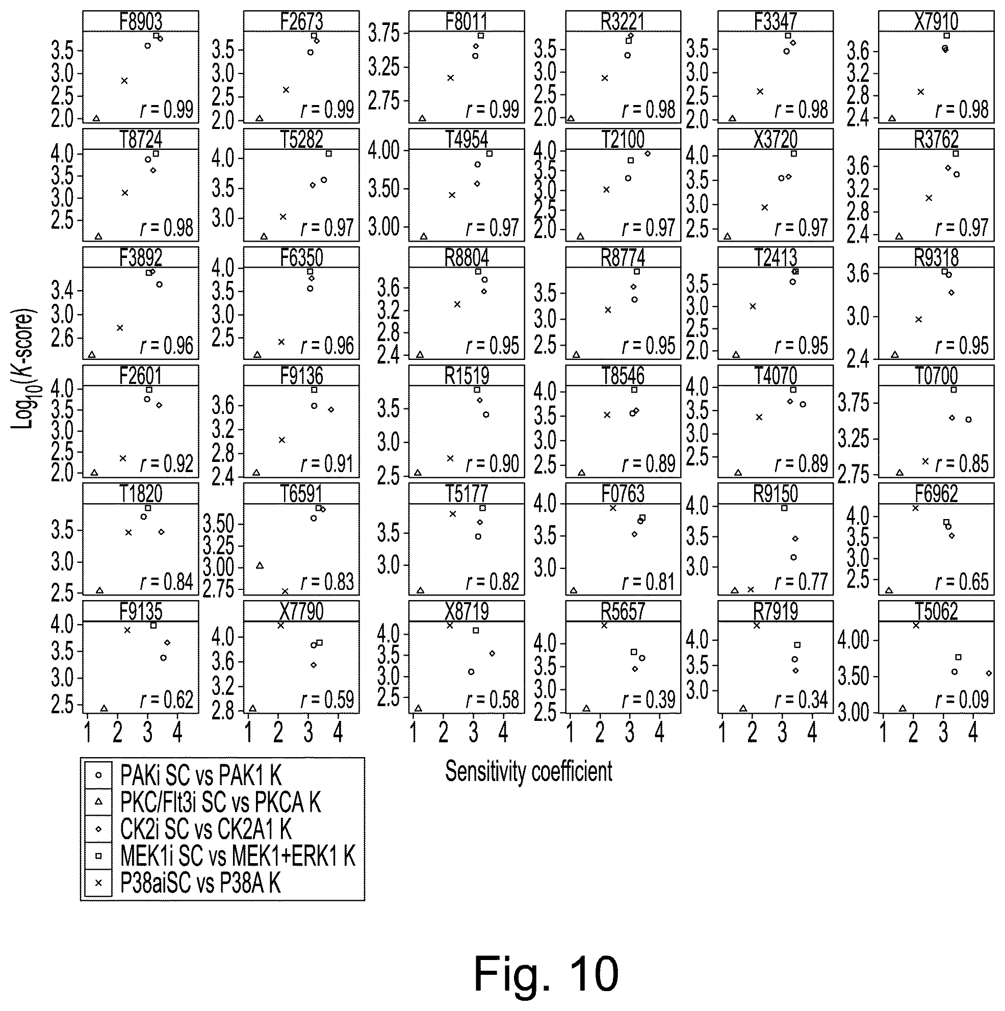 Patent US12360118 Figure 12 – Method for protein kinase activity ranking