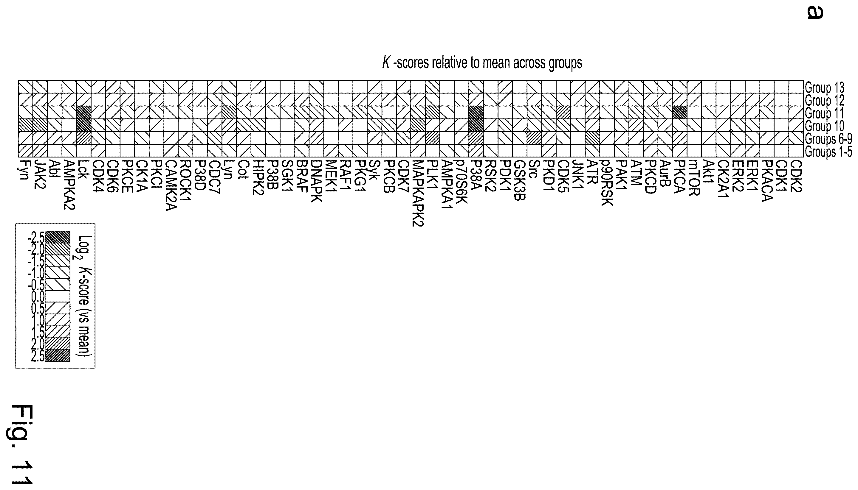 Patent US12360118 Figure 13 – Method for protein kinase activity ranking