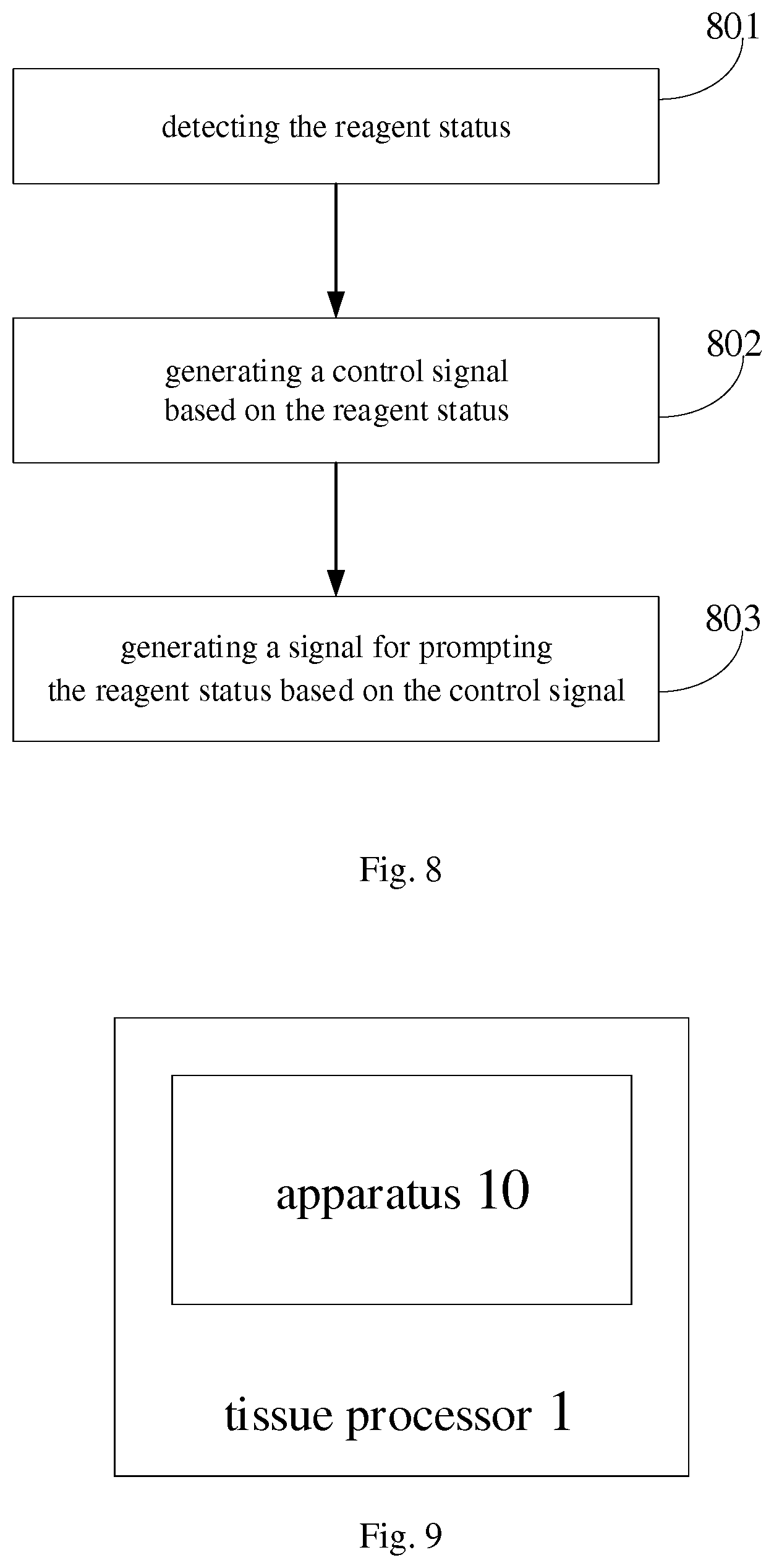 Patent US12360129 Figure 7 – Apparatus and method for indicating reagent status and tissue processor