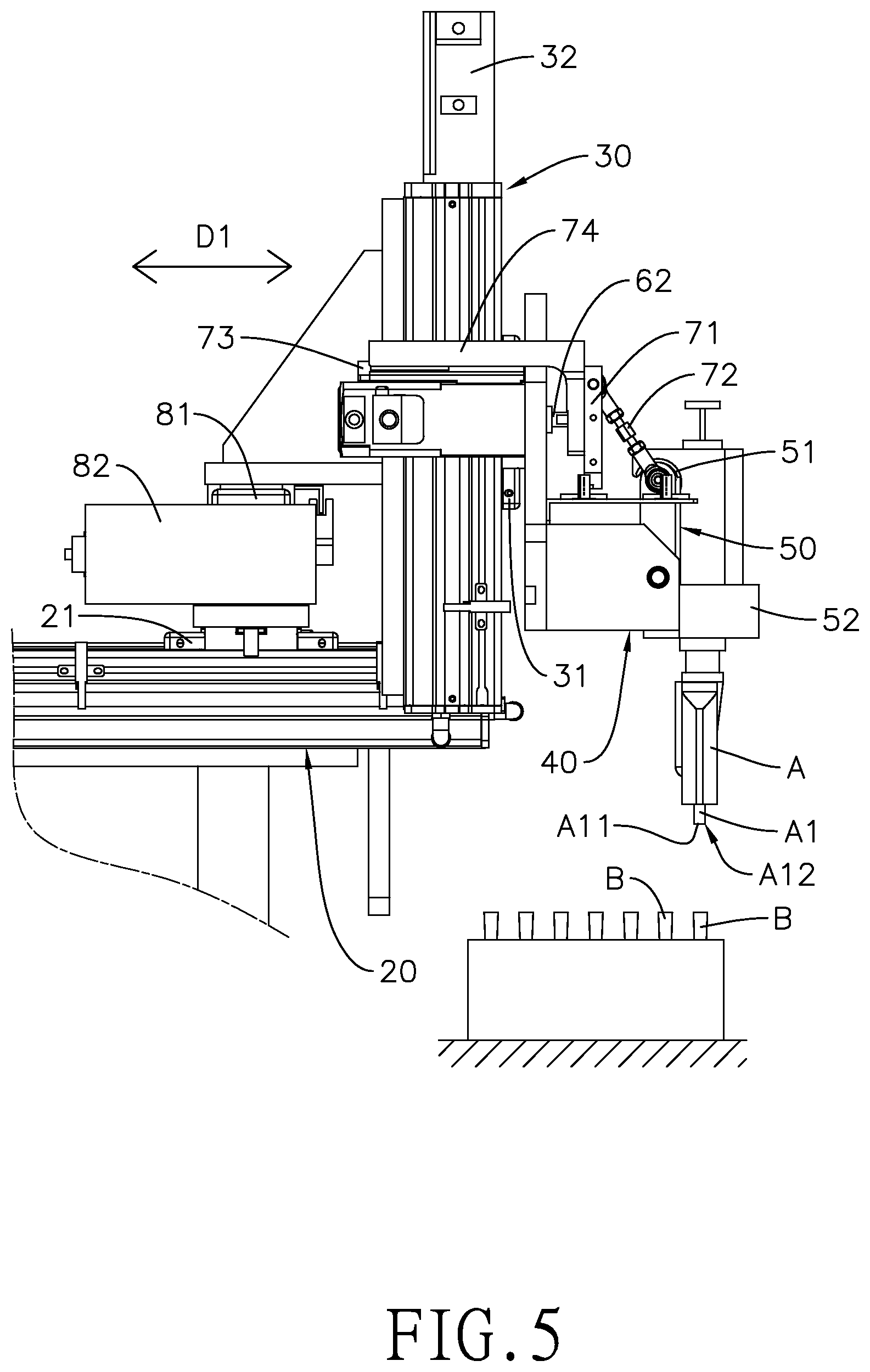 Patent US12360133 Figure 5 – Pipette-tip connecting device and method thereof