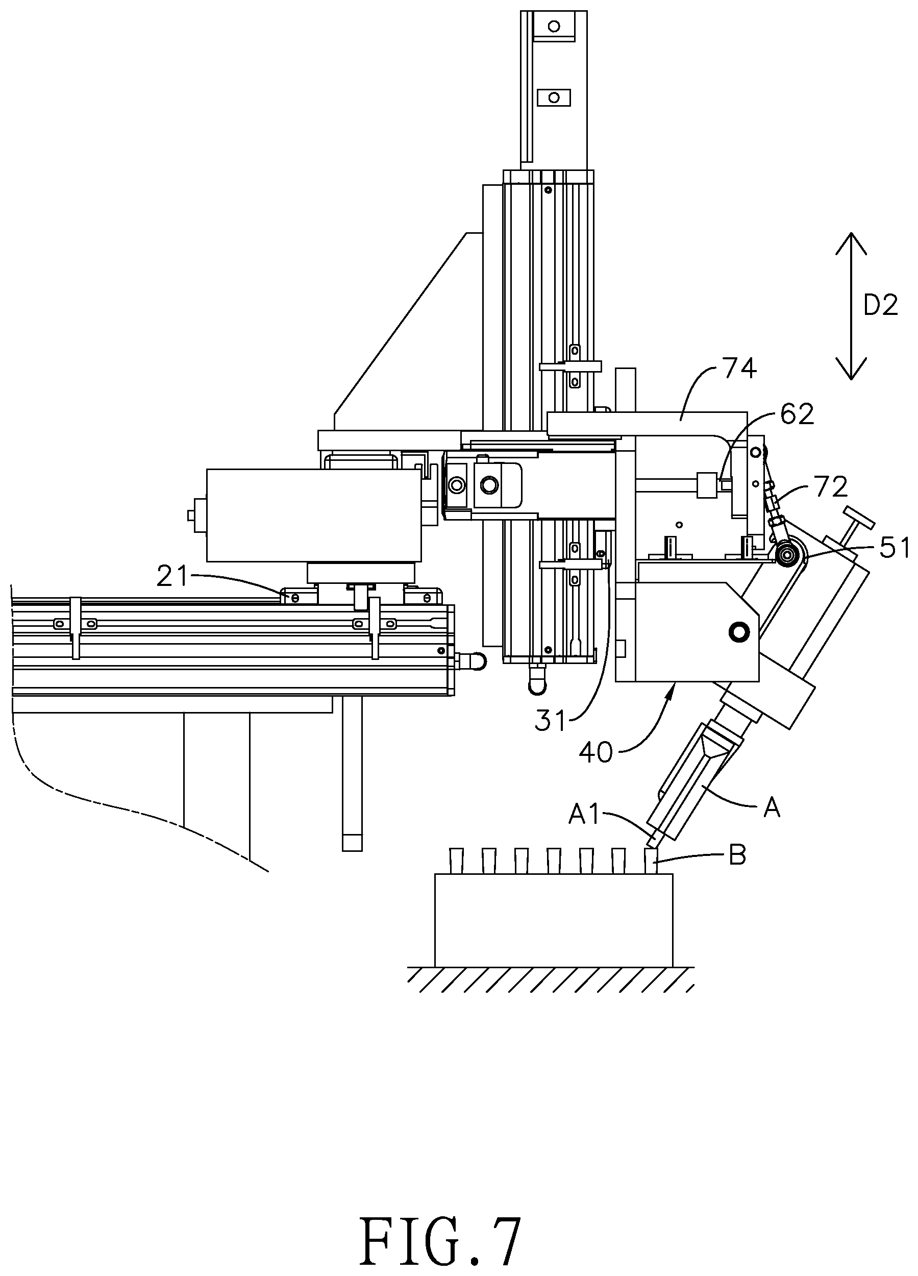 Patent US12360133 Figure 7 – Pipette-tip connecting device and method thereof