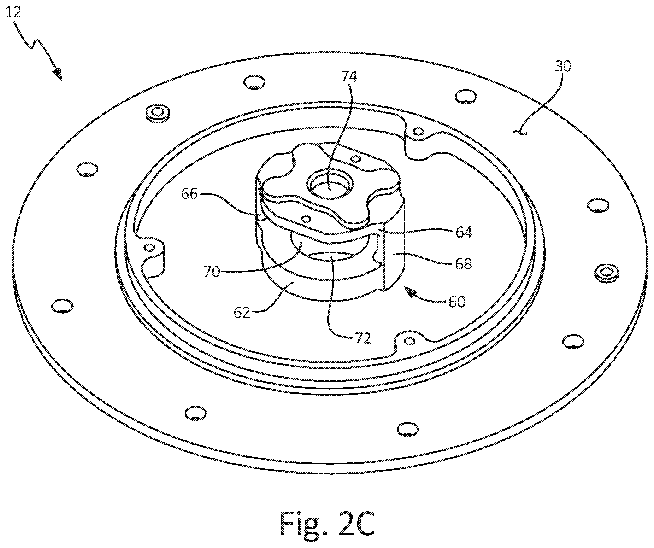 Patent US12360134 Figure 6 – Angle of attack sensor with sloped faceplate