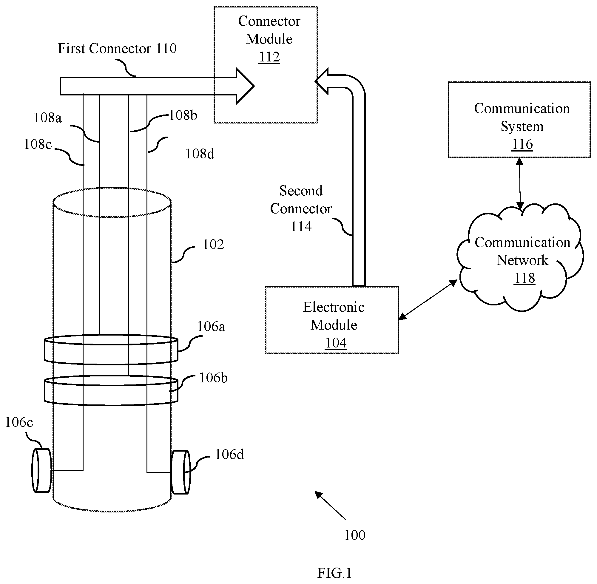 Patent US12360146 Figure 1 – Method and apparatus to generate an alert based on health of an earthing system