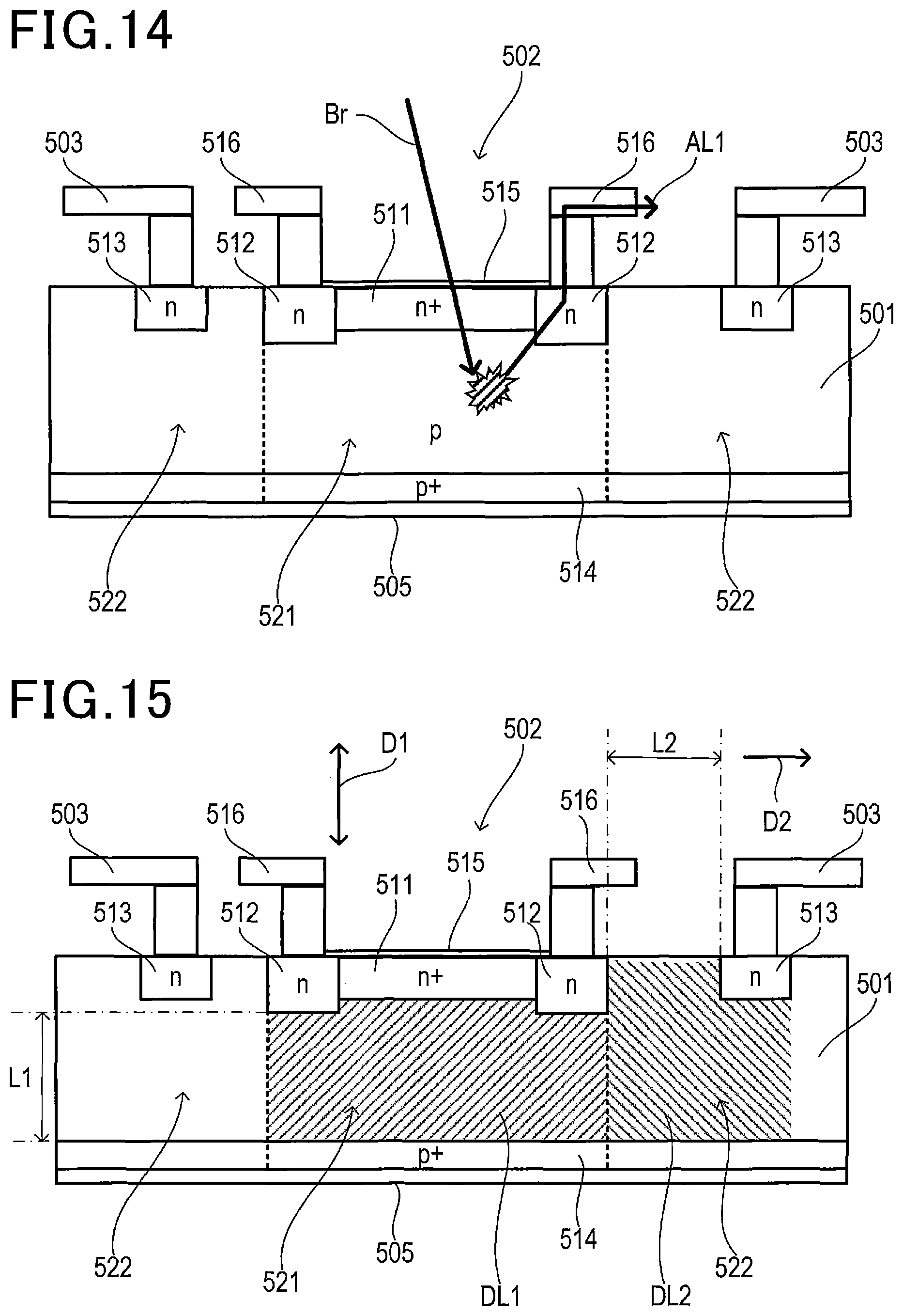 Patent US12360215 Figure 14 – Photodetection element and LIDAR device
