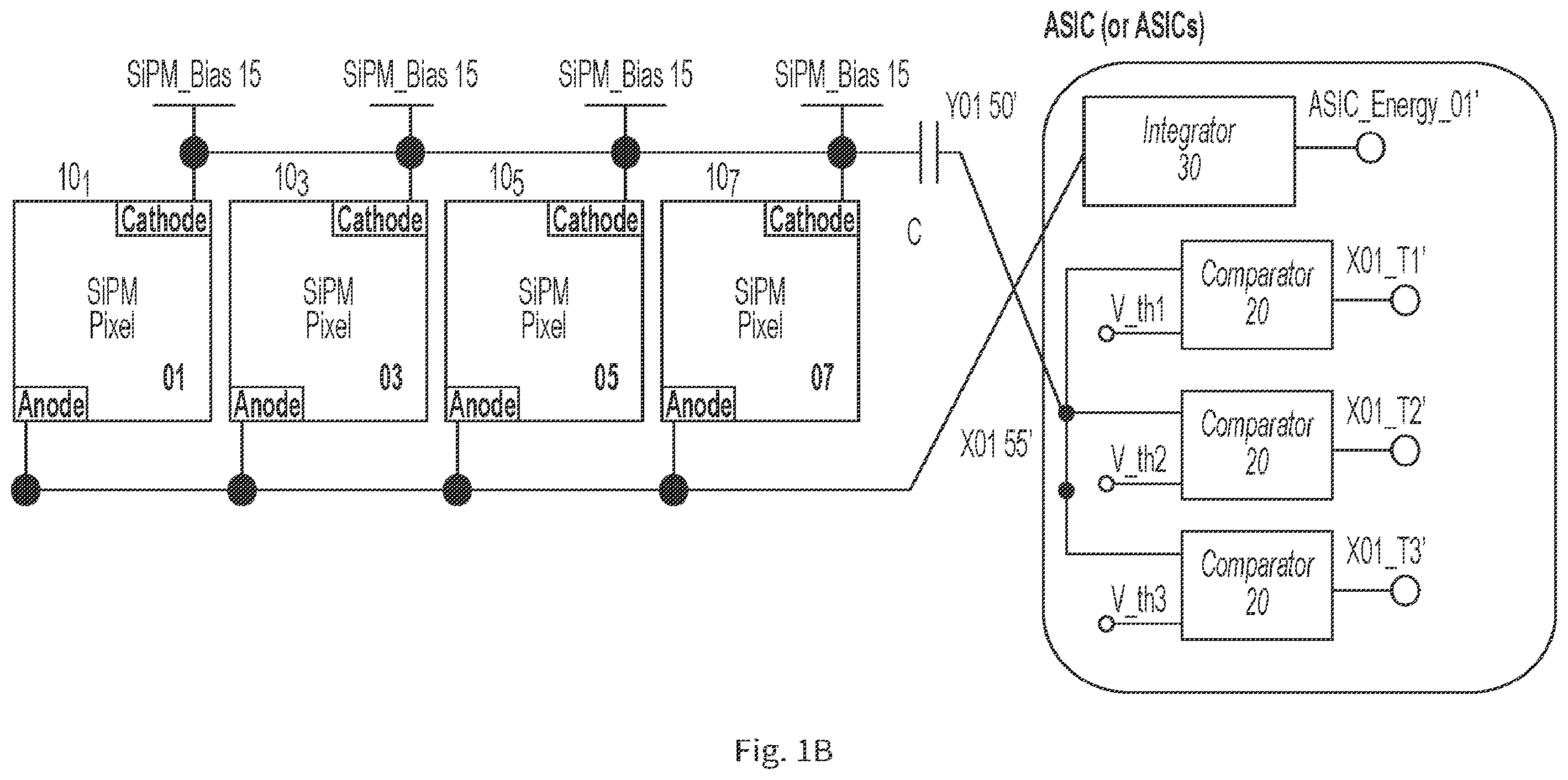 Patent US12360262 Figure 7 – System and method for power-efficient multiplexing for high resolution time-of-flight positron emission tomography modules with intercrystal light sharing